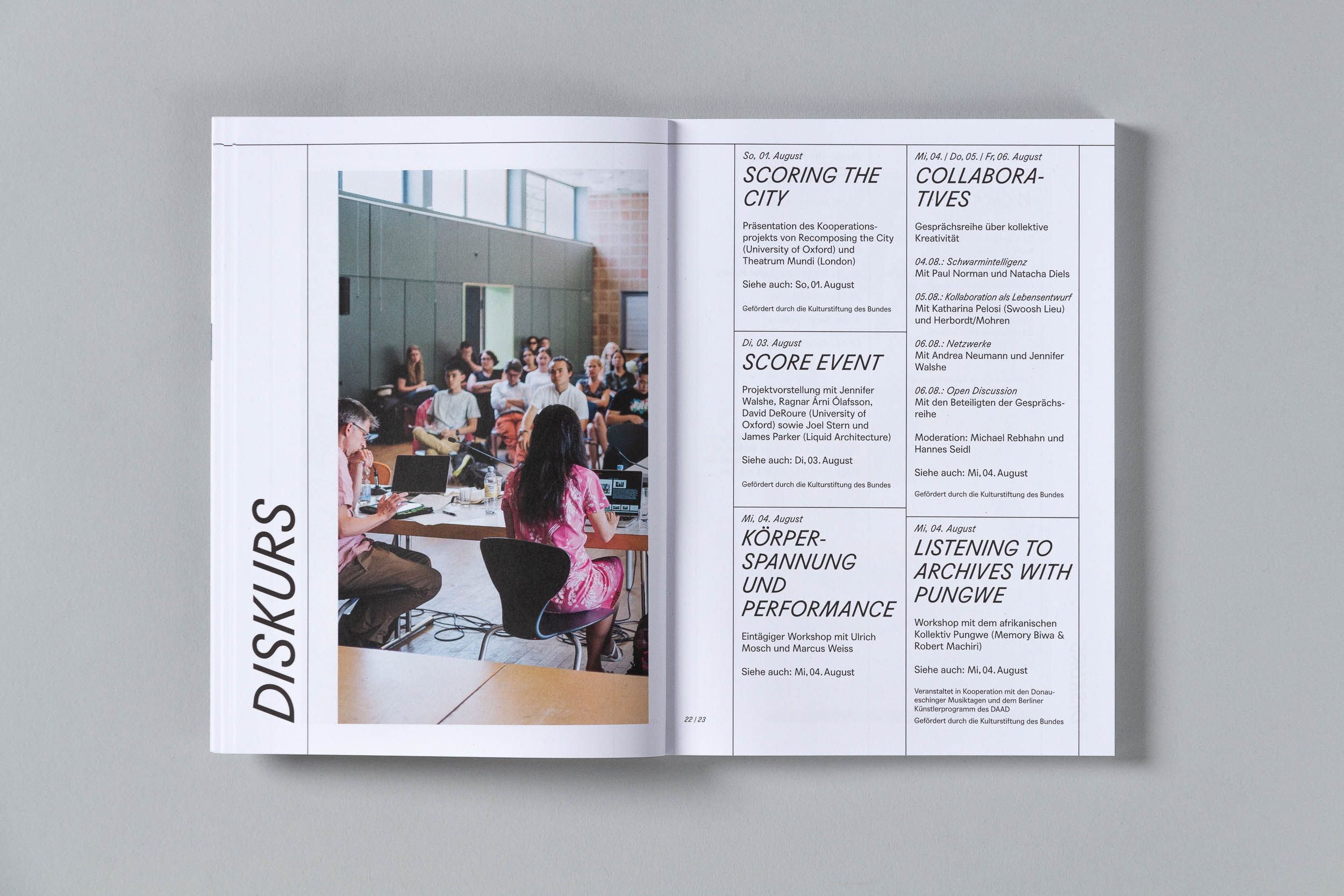 Visual Identity for Darmstädter Ferienkurse 2021 (with Basics09)