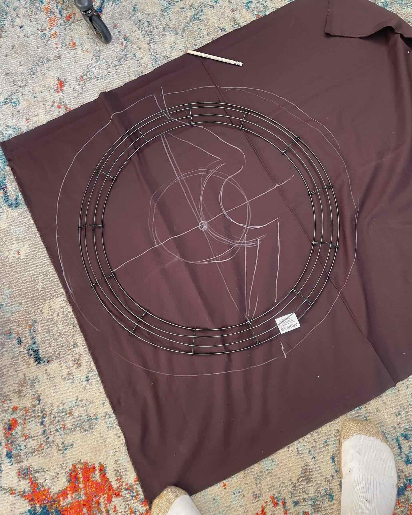 very quick pattern with frame overlay