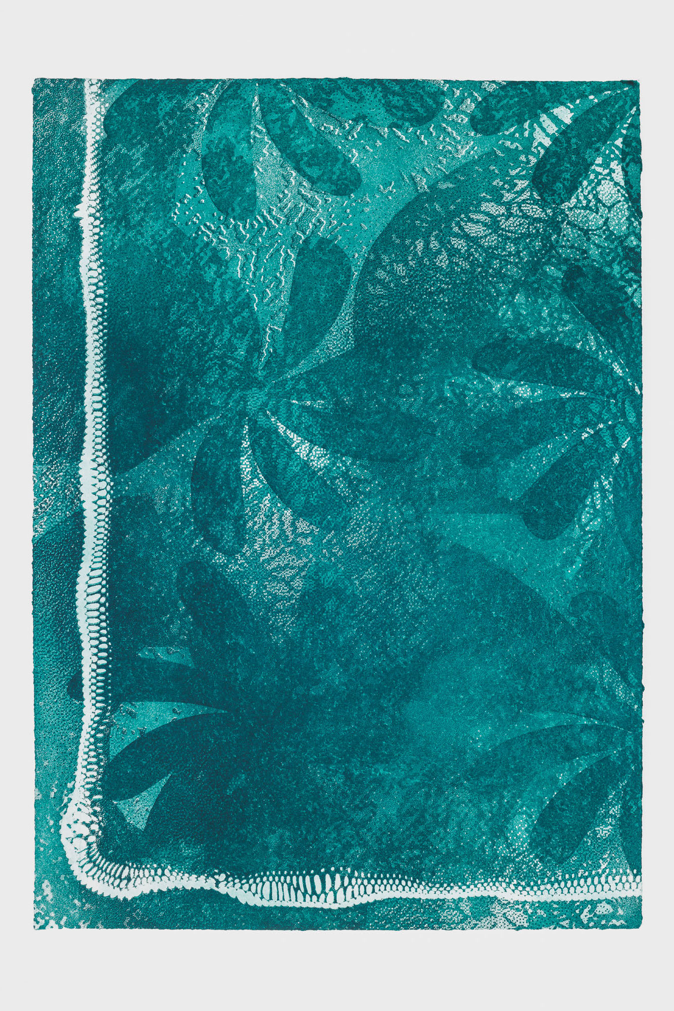 Forest, 2022 	aquatint etching on handmade paper, Edition of 3, 69 x 49,5 cm