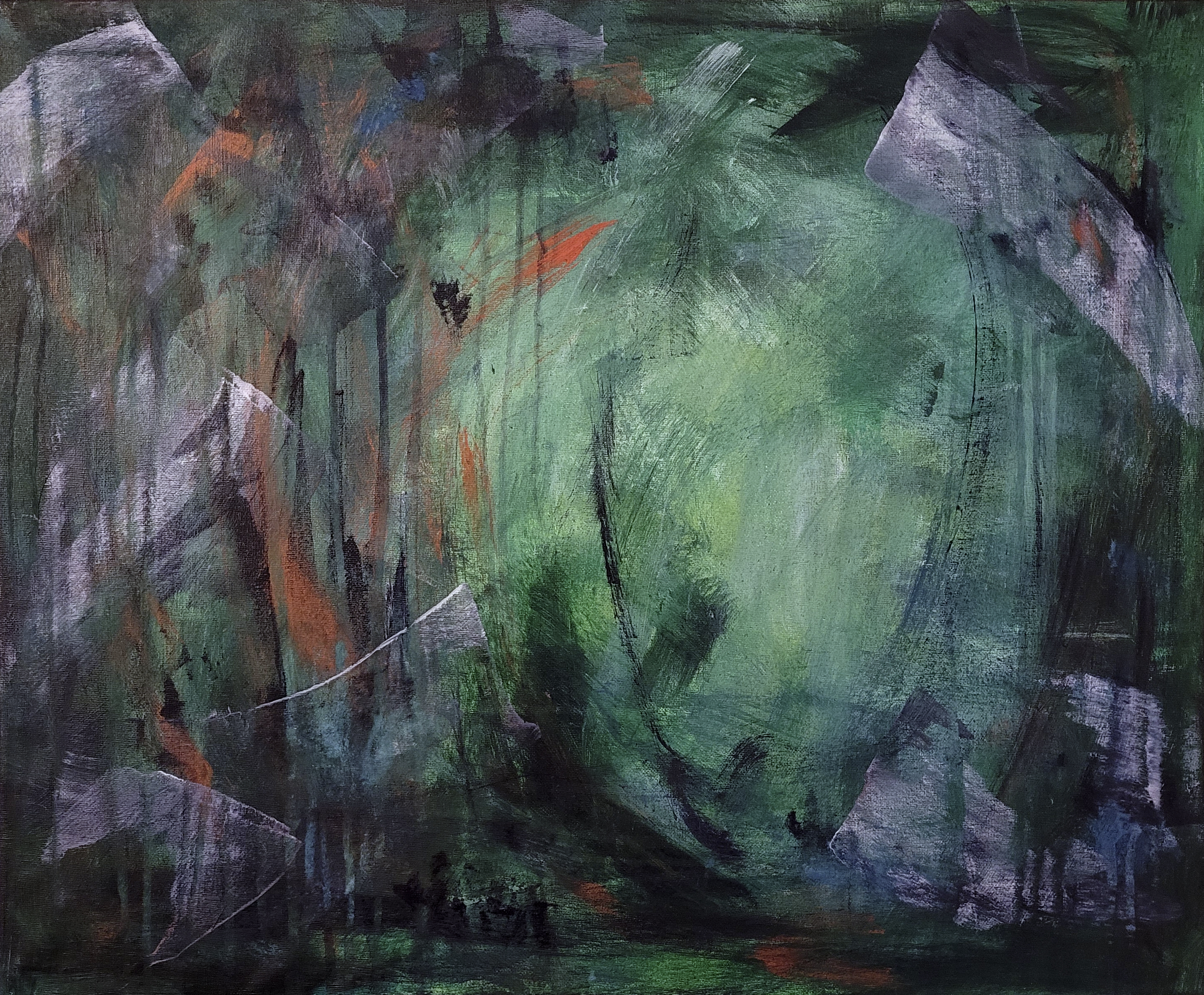 The memory of light, 50x60cm, Acrylic on canvas