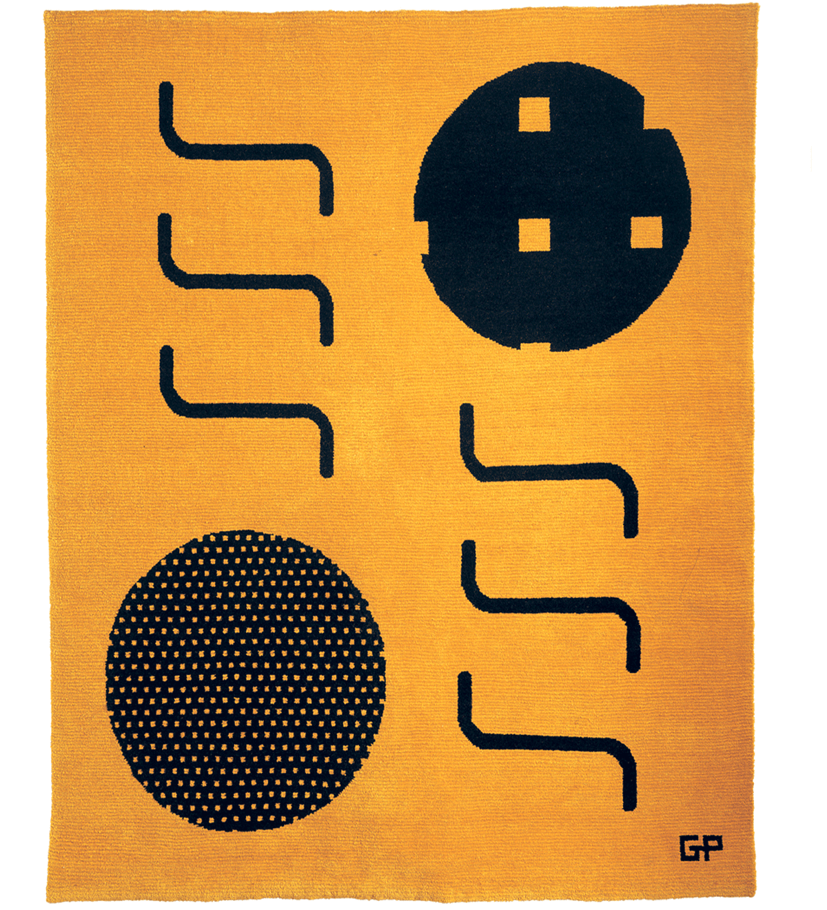 Swedish Steel, 1992 / Hand-knotted carpet, 100% Australian wool. 200x220 cm.