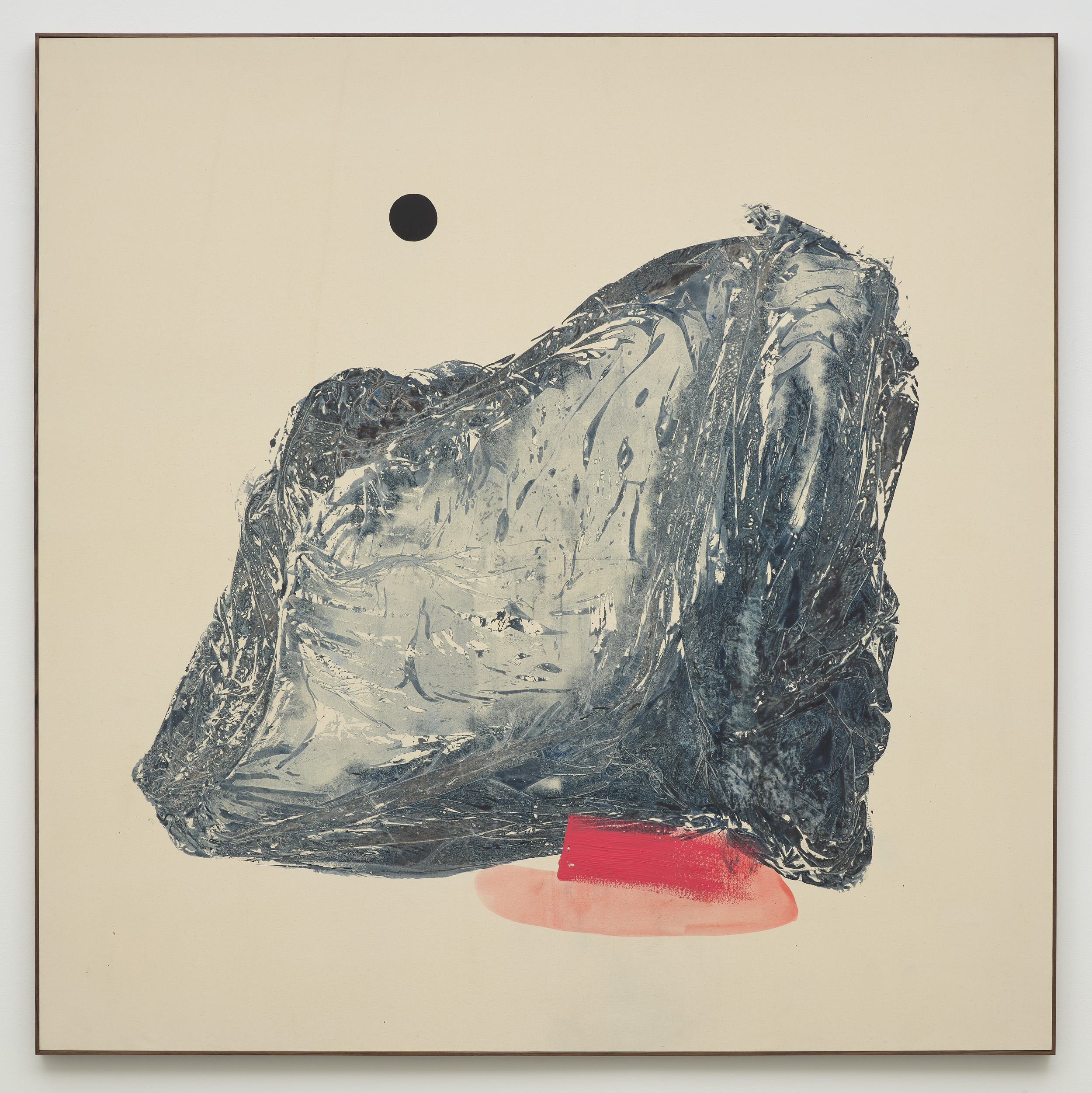 Haunter, acrylics on canvas, framed 78 x 78 inches / 198.1 x 198.1 cm 