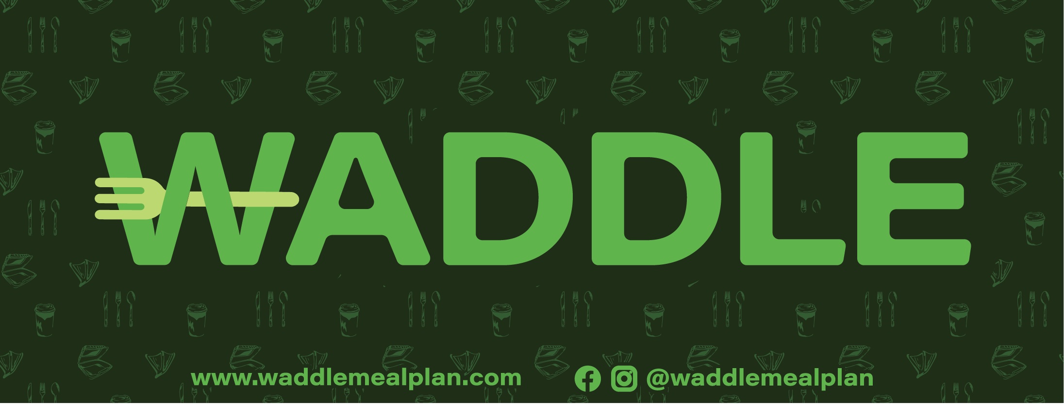 a banner for in-person promotion
