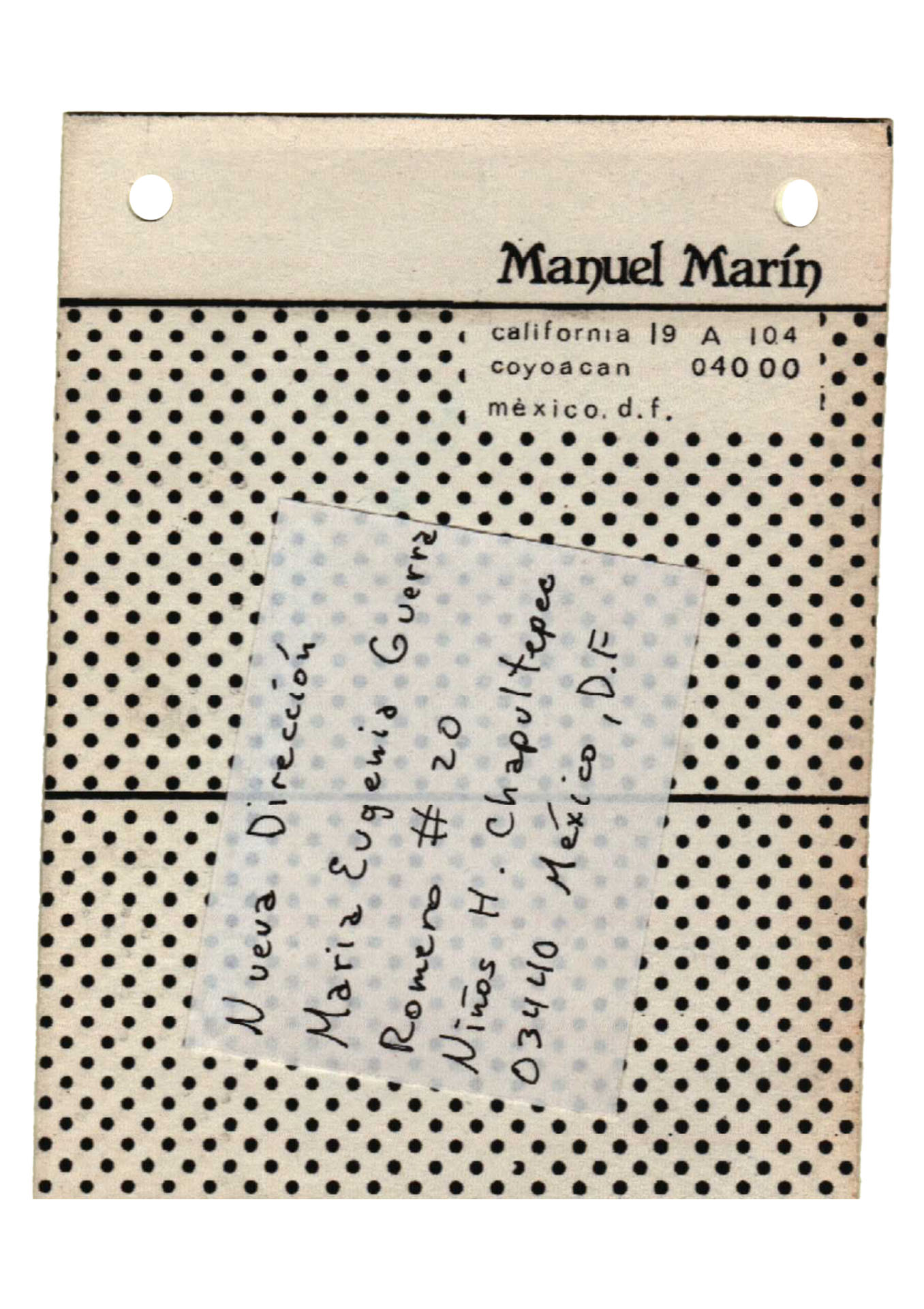 Aquí 77, Cleo, Postales