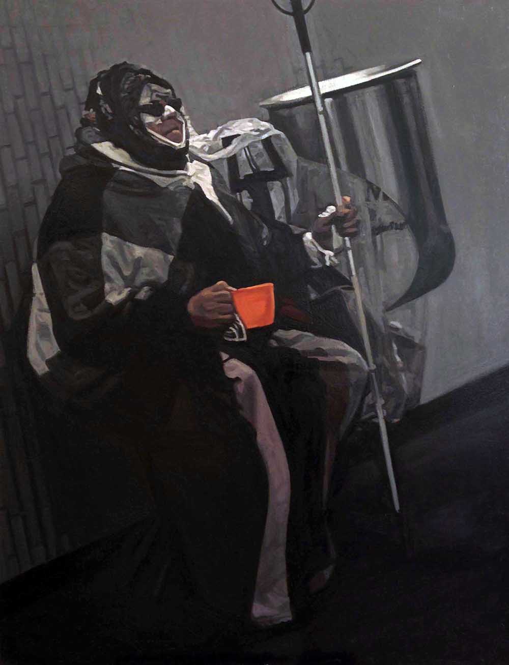 La chapelle - huile sur toile - 146 x 114 cm - 2015