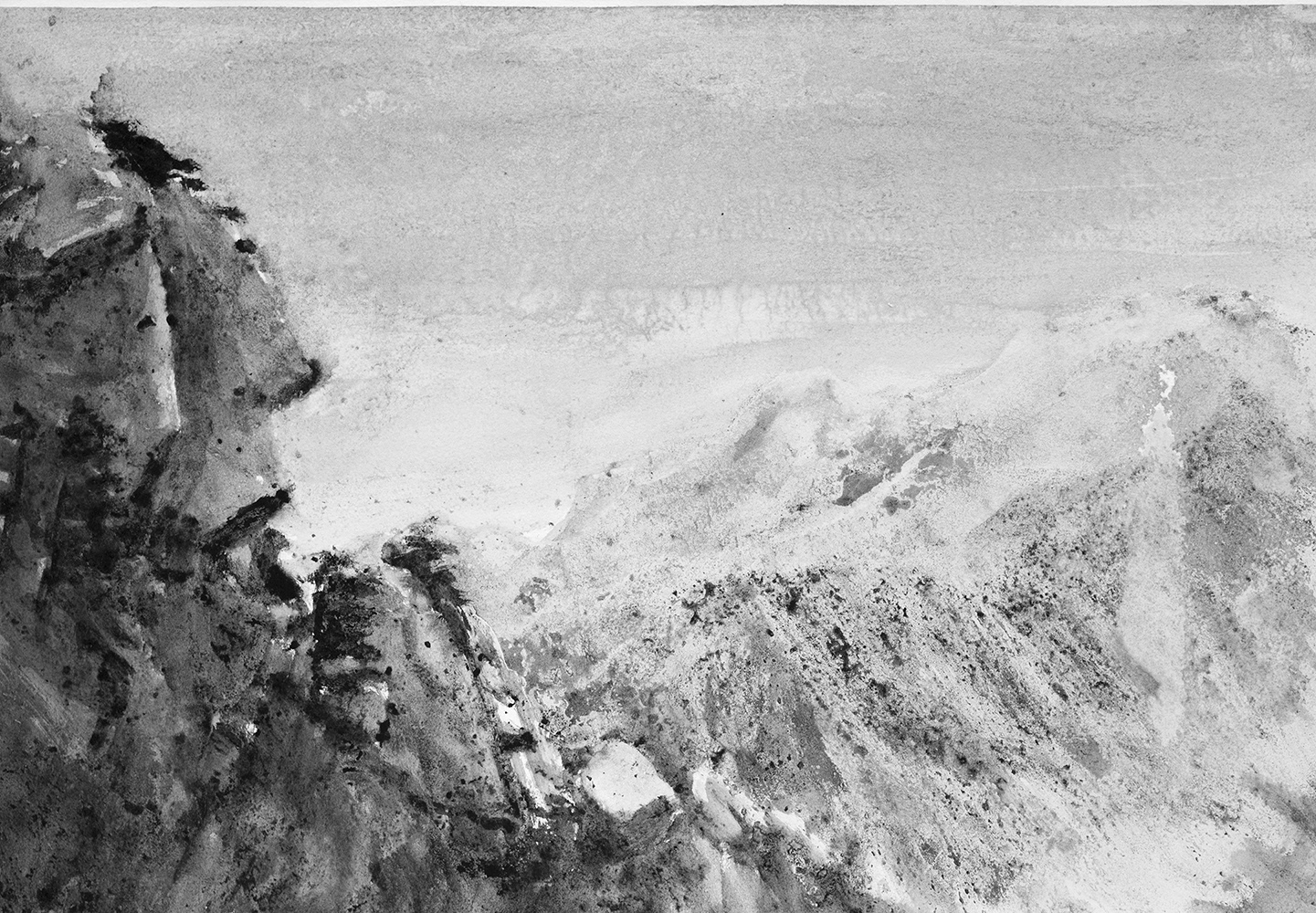 Lushan (II)gouache on paper36 x 51,5 cm, 2018