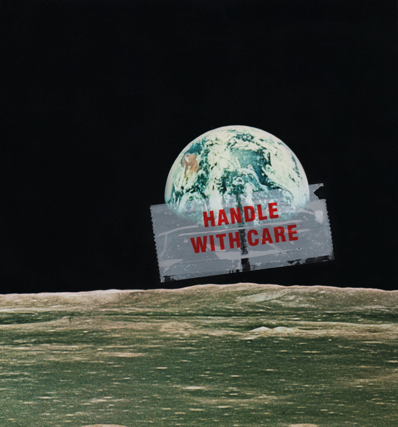 Handle With Care, 2016, collage, 17 x 22 cm