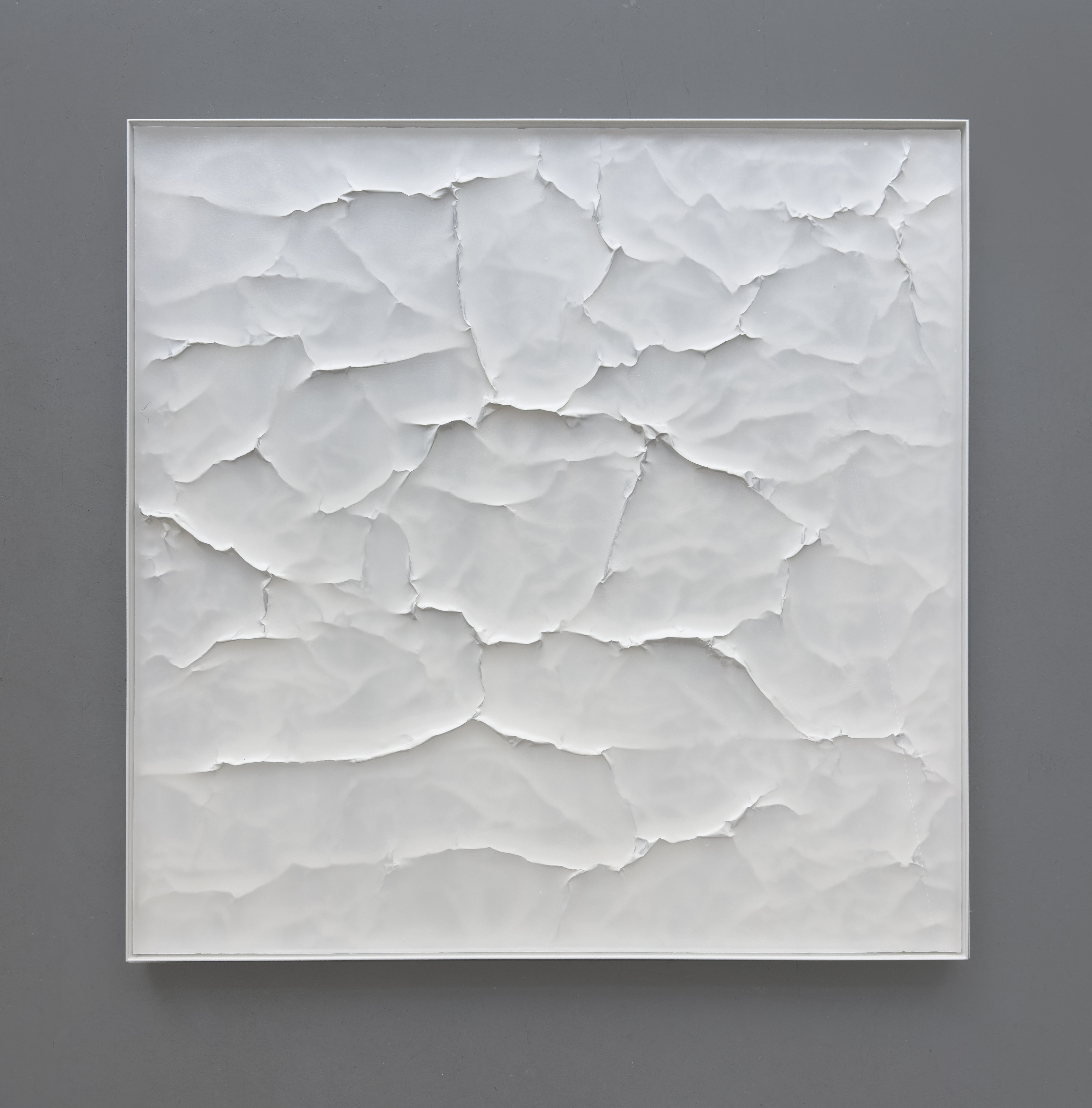 Cessation 35, 2024, mixed media, 65 x 65 x 3 cm