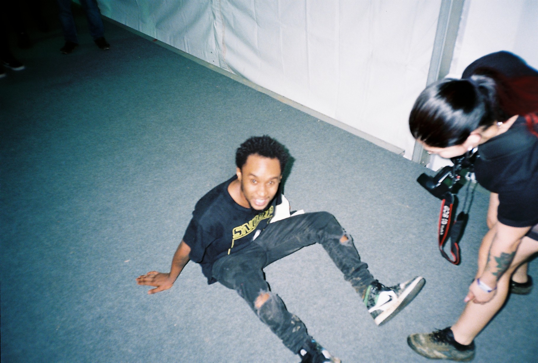 Slim Jxmmi backstage 