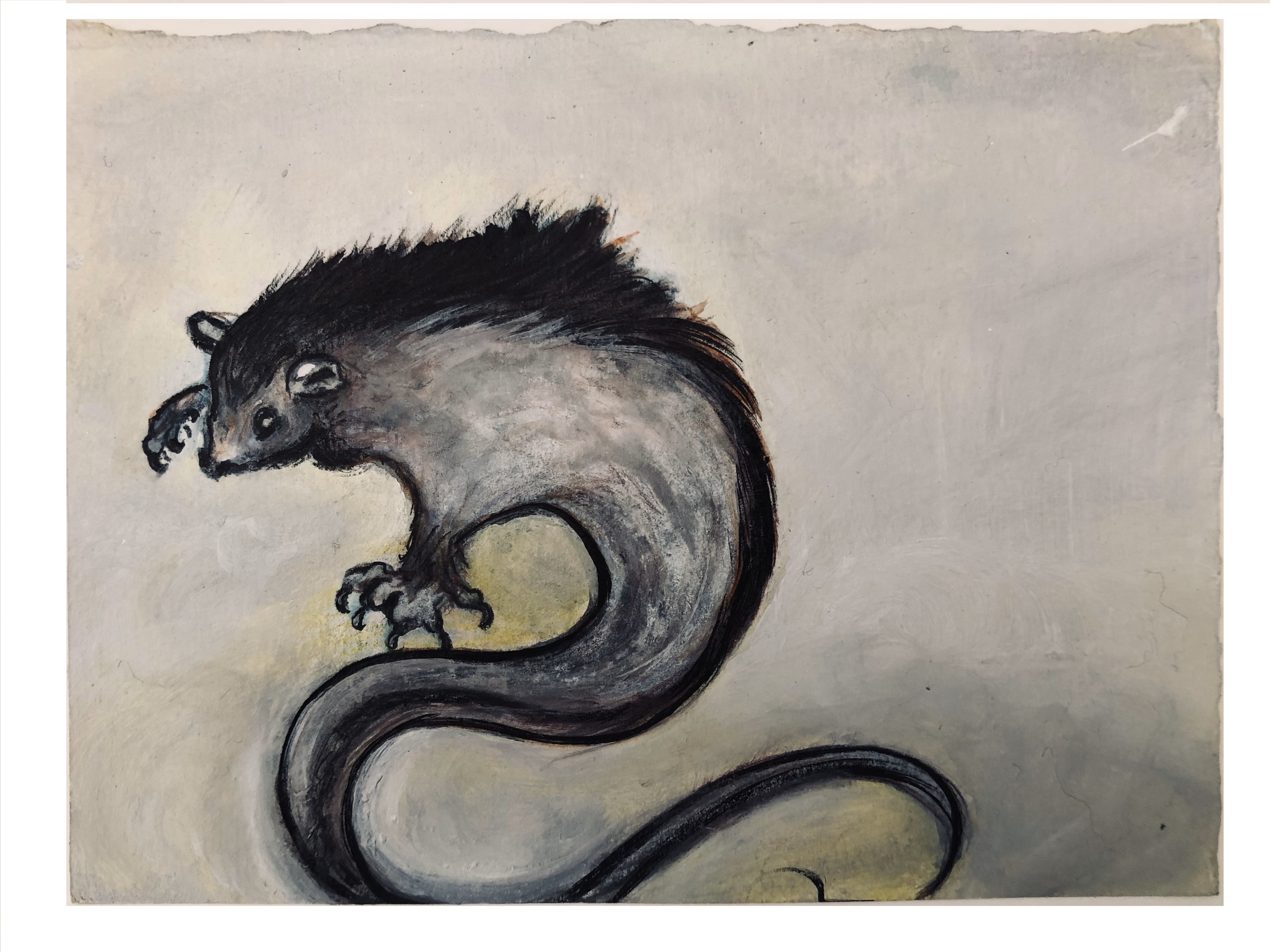 N.C. - Mixed media on paper - 12x16 cm