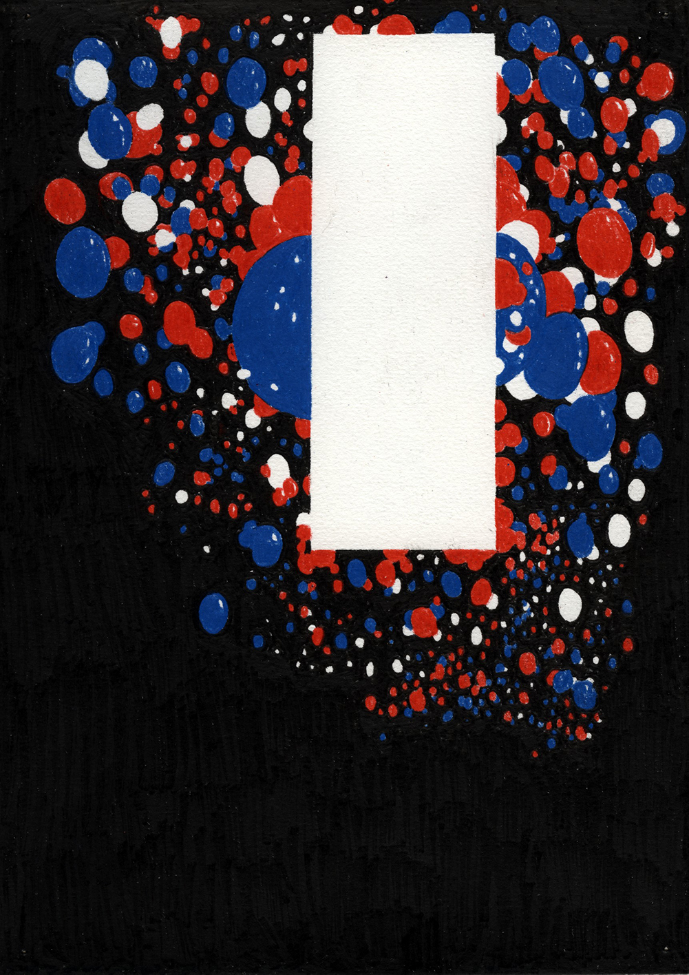Reconquered (1), 2010 | colored pencil on paper | 21 x 14.8 cm