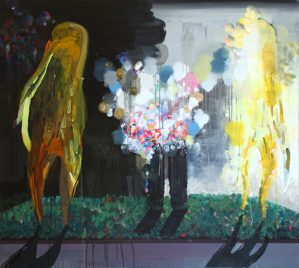 Giant Fake Plastic Mr. Ginsengs, 2011, oil on linen, 130x145cm