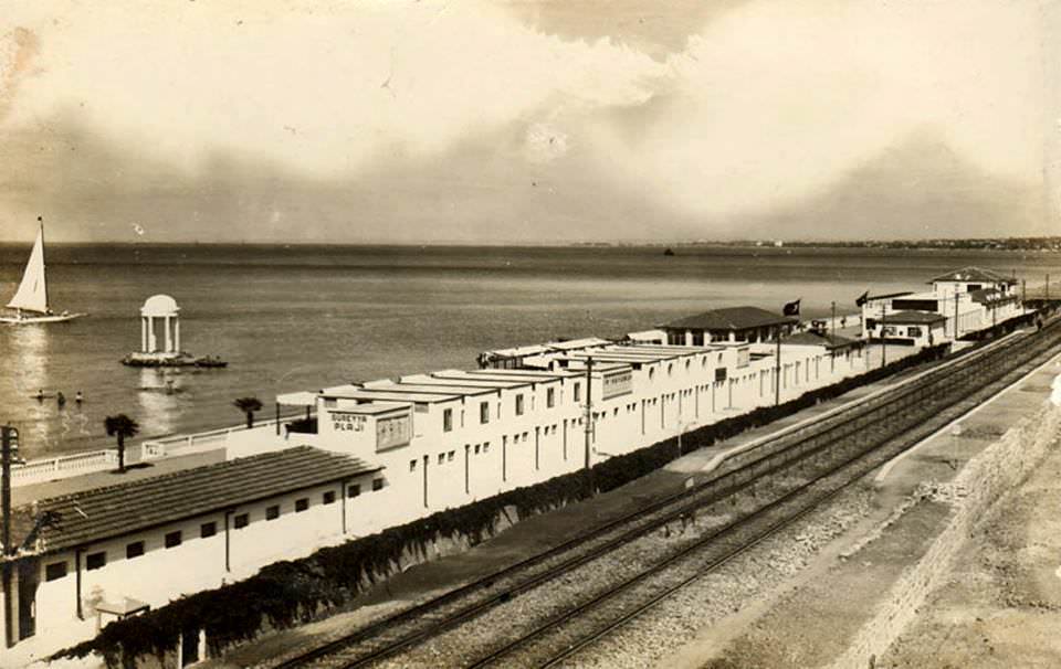 Figure 92 - Süreyya Beach from the train rails behind