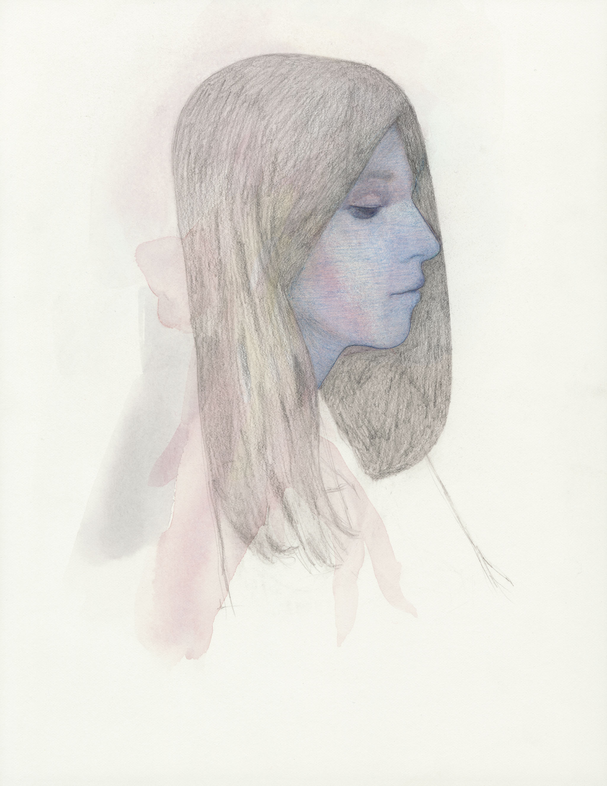 helloloveducks 11x8.5 colored pencil, graphite and watercolor on paper 2016