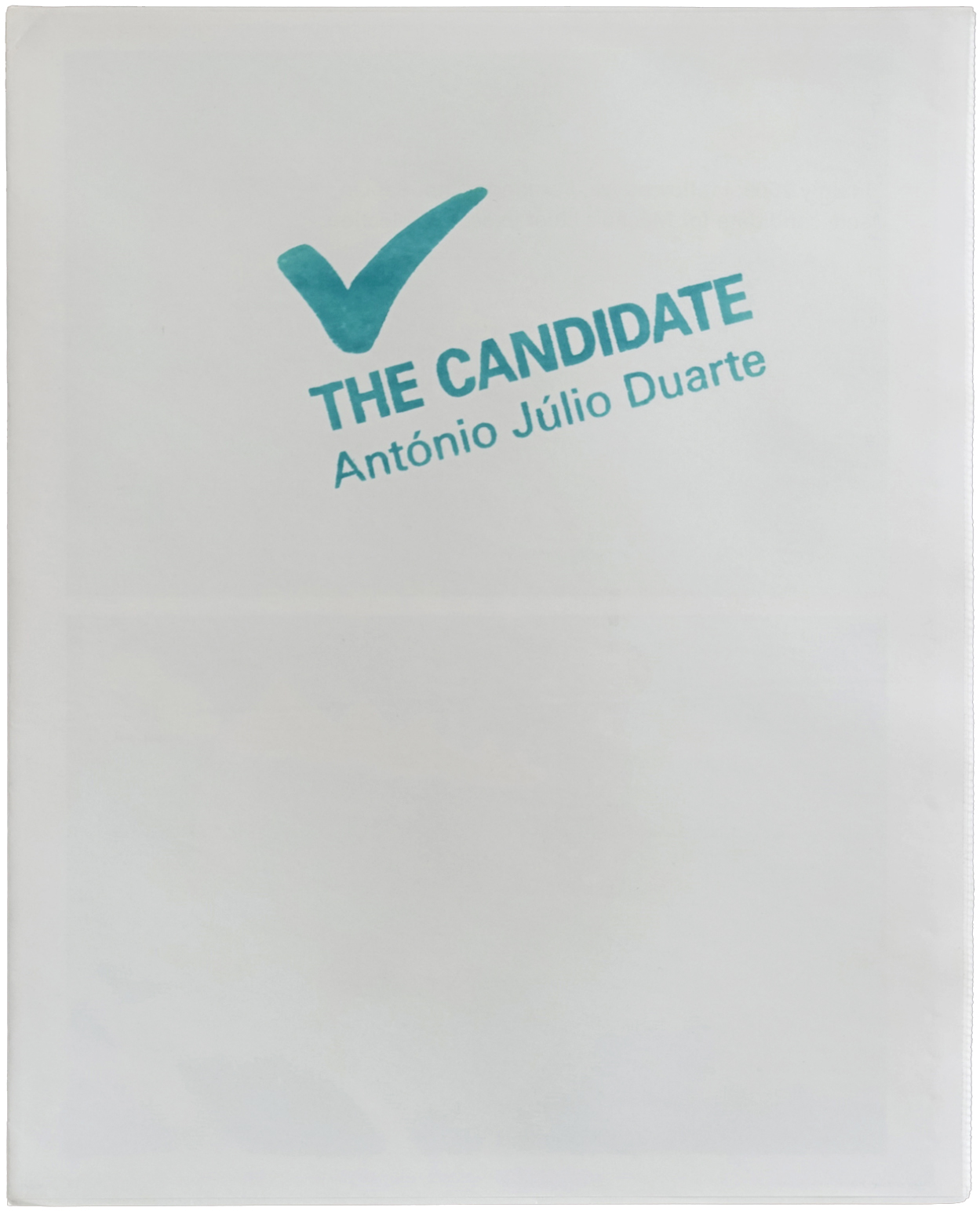 The Candidate  António Júlio Duarte