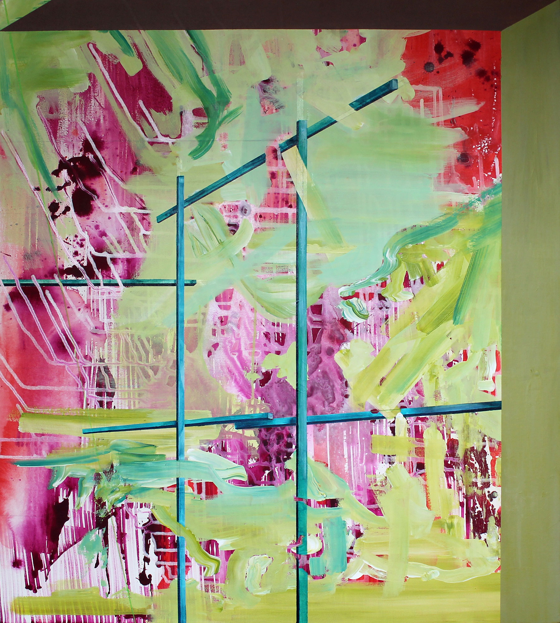 PP-F, acrílico sobre lienzo, 100x90 cm, 2017