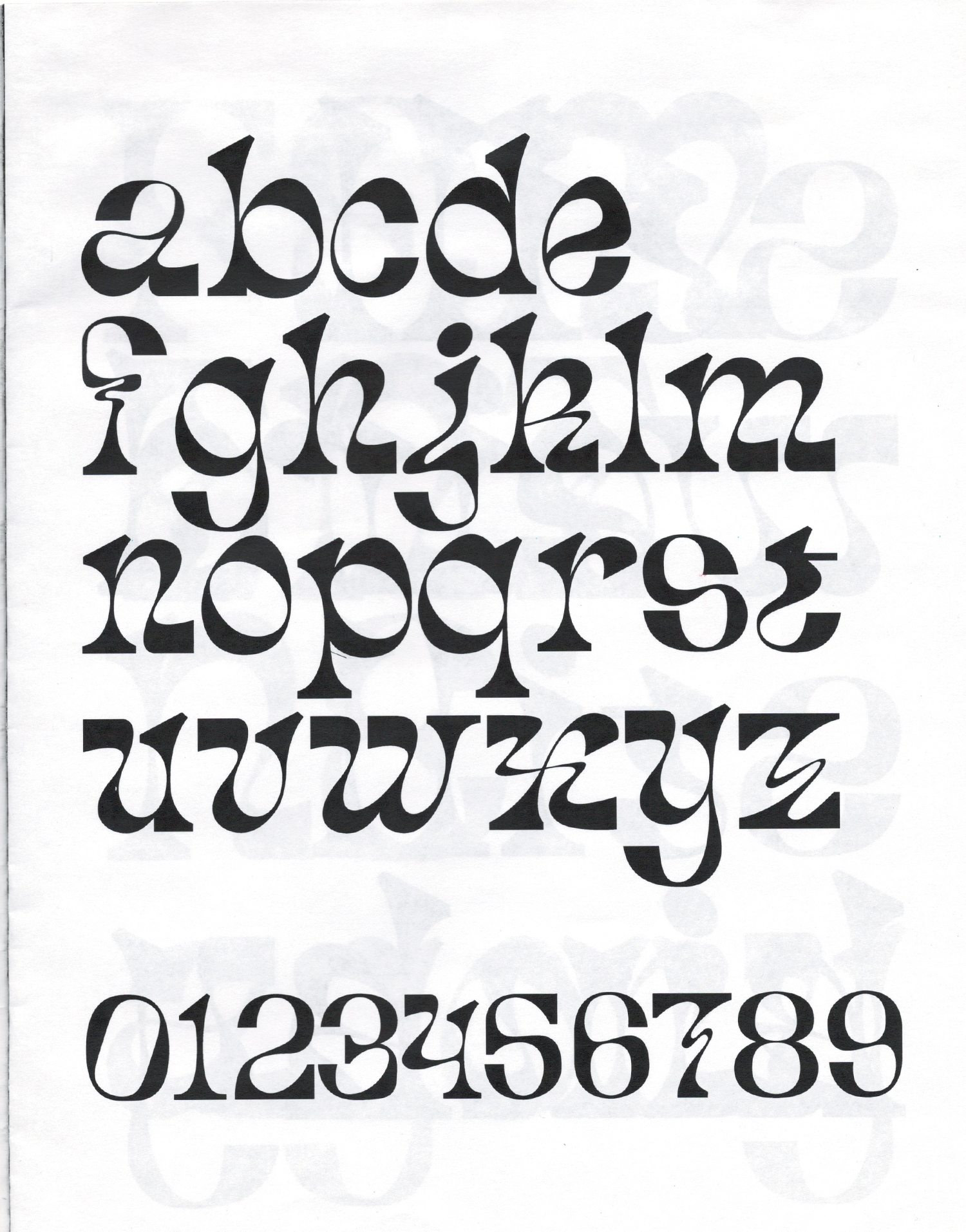 'Agoness' display type font.