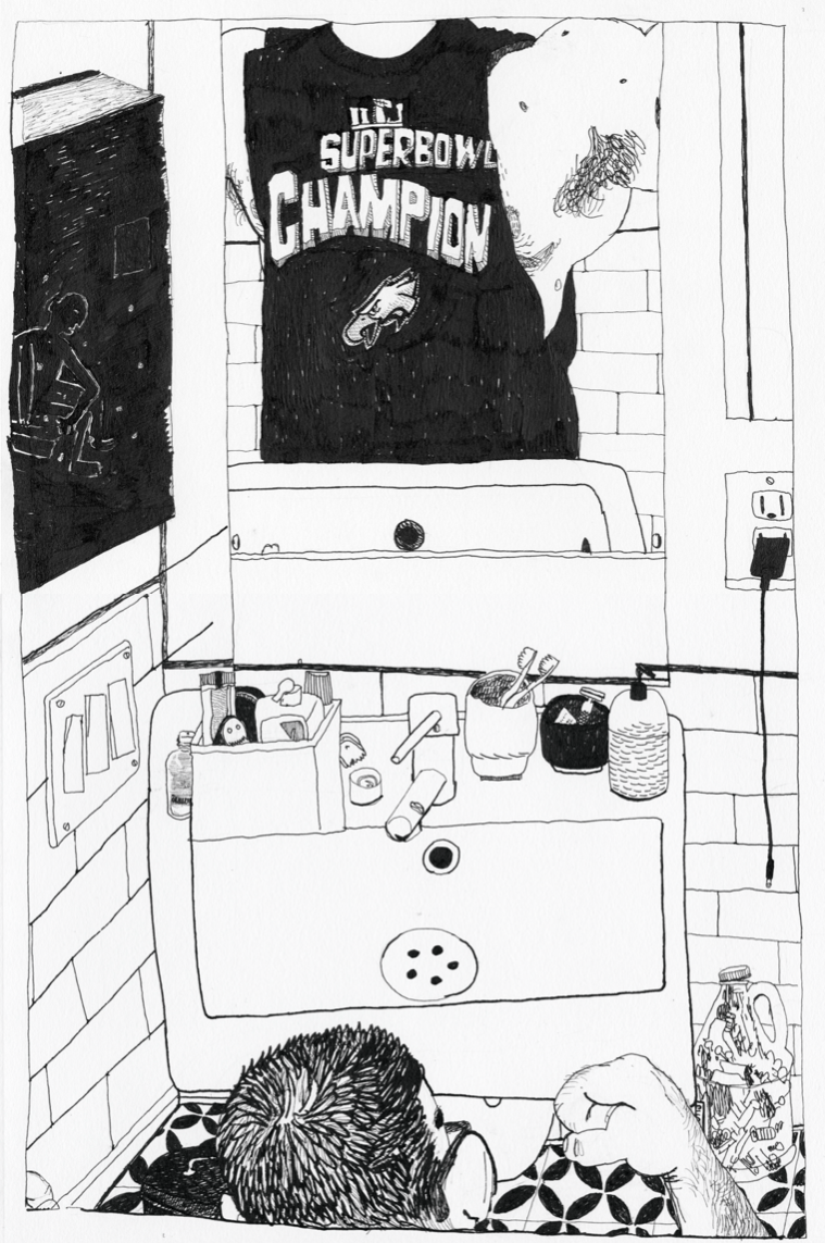 Self Portrait in Mirror. 2022