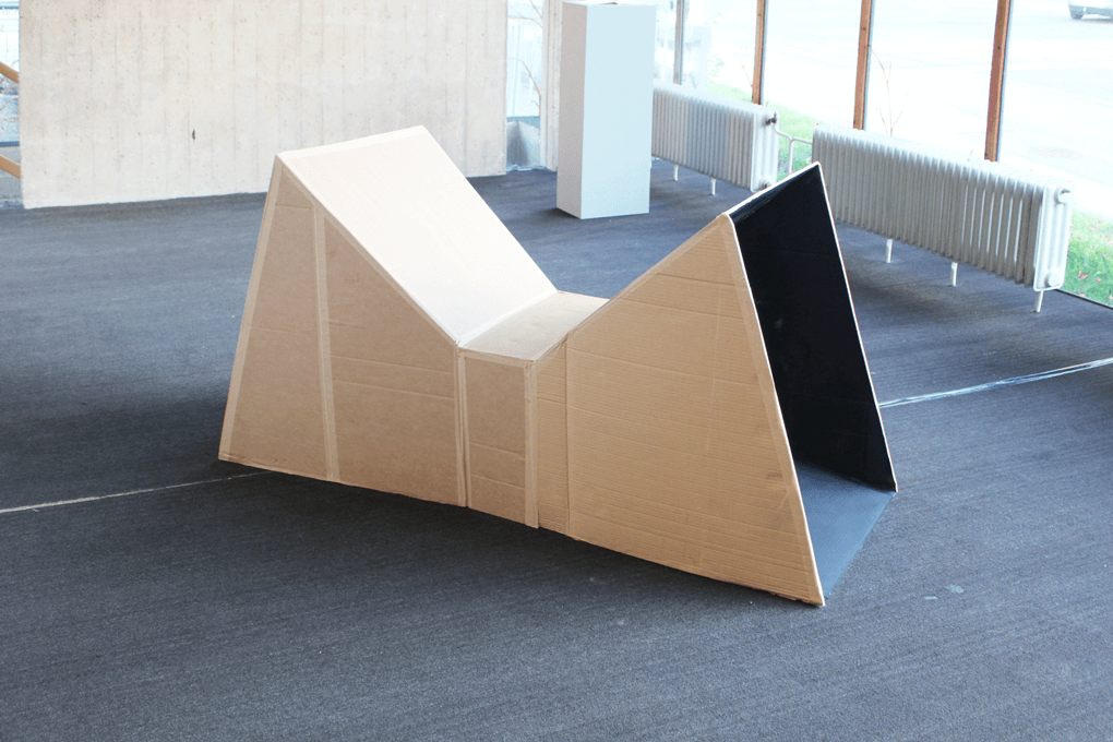 Penetration, installation view of the exhibition "Lichtblick", Paviljon Nob, Trzic, Slovenia 2014