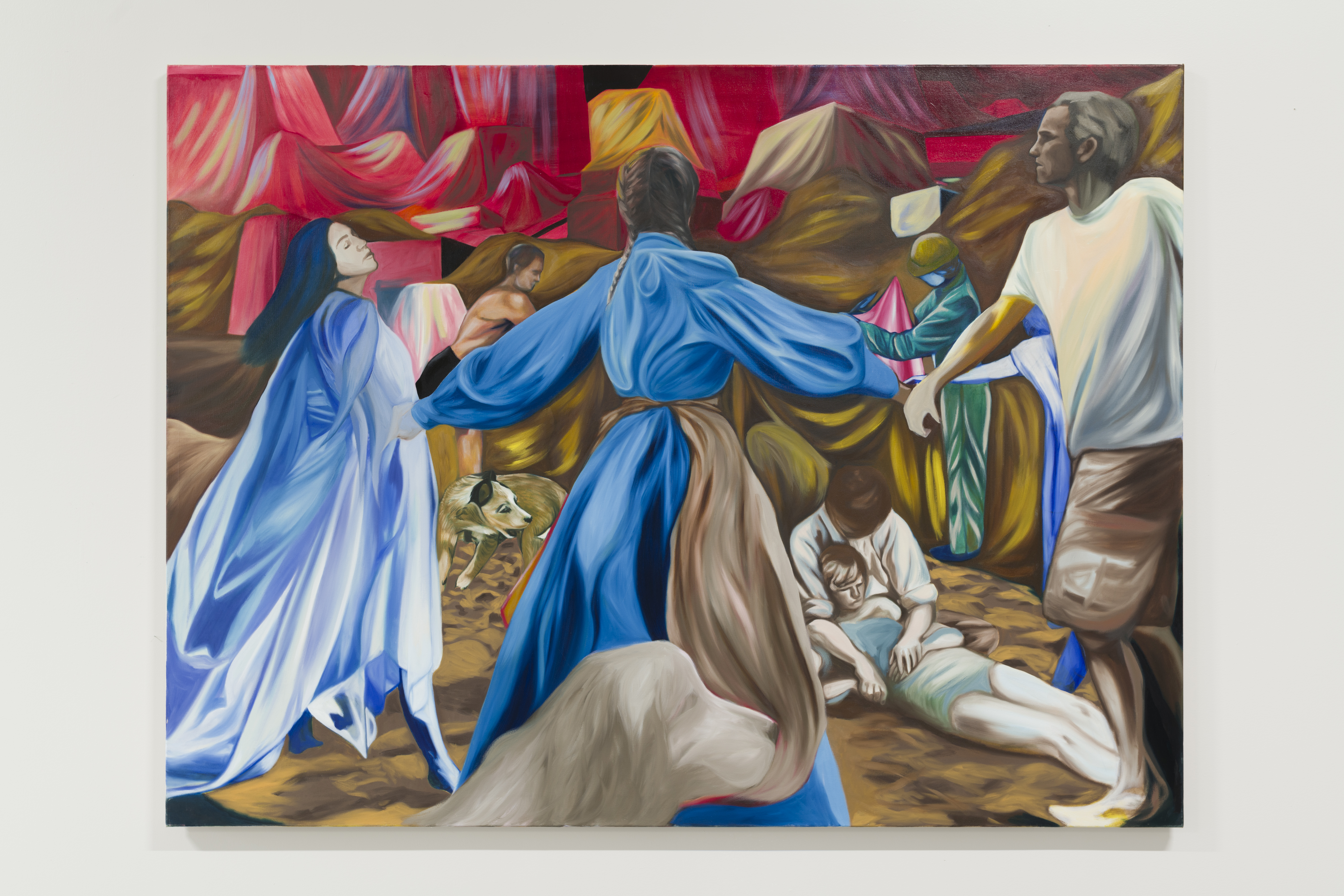 Pageant Whirl, 2021. Oil on canvas, 200x150cm