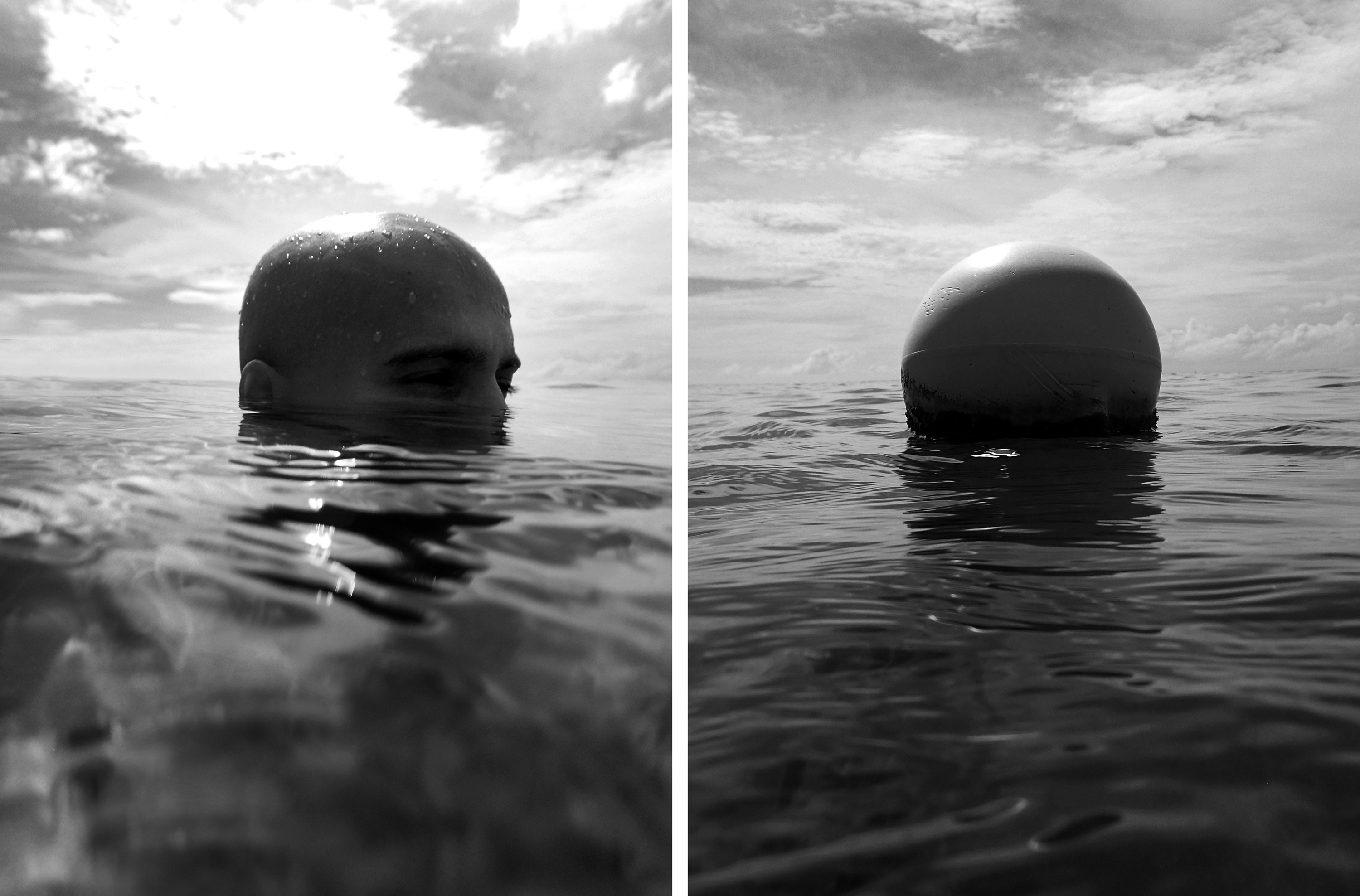 Is that a buoy? Digital photographs (diptych) 22.5 in. x 30 in. ( 50.8 x 76.2 cm) 2015