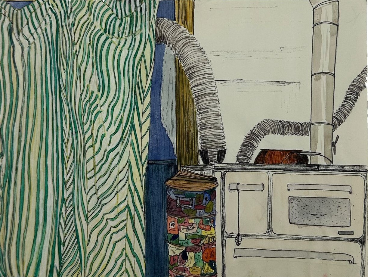 Rio Barca - Mixed media on paper - 15x19,5 cm