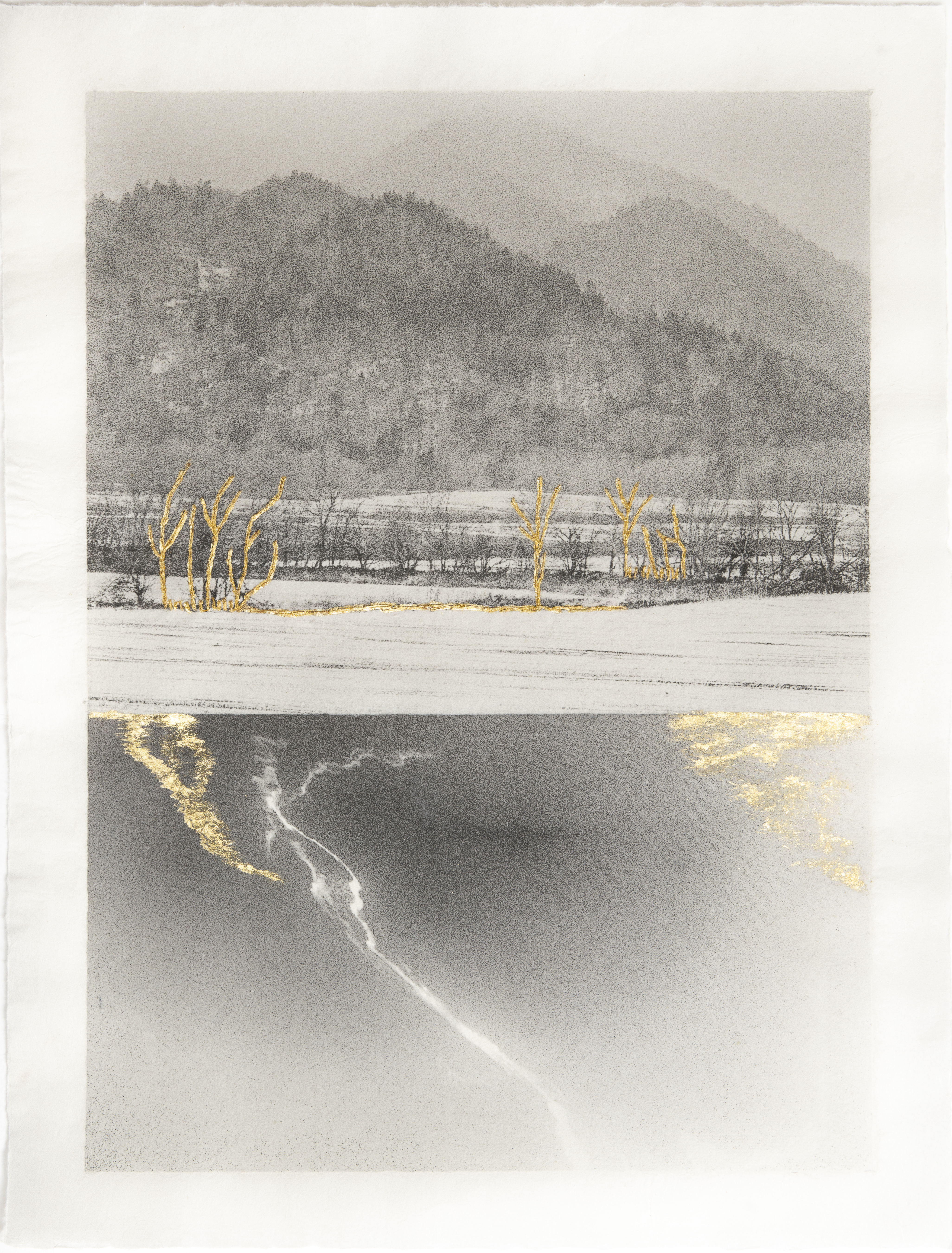 Esteem triptych 1 / collage 43 x 56 cm / framed 51 x 64 cm