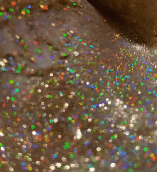 mixing of holographic gold ink