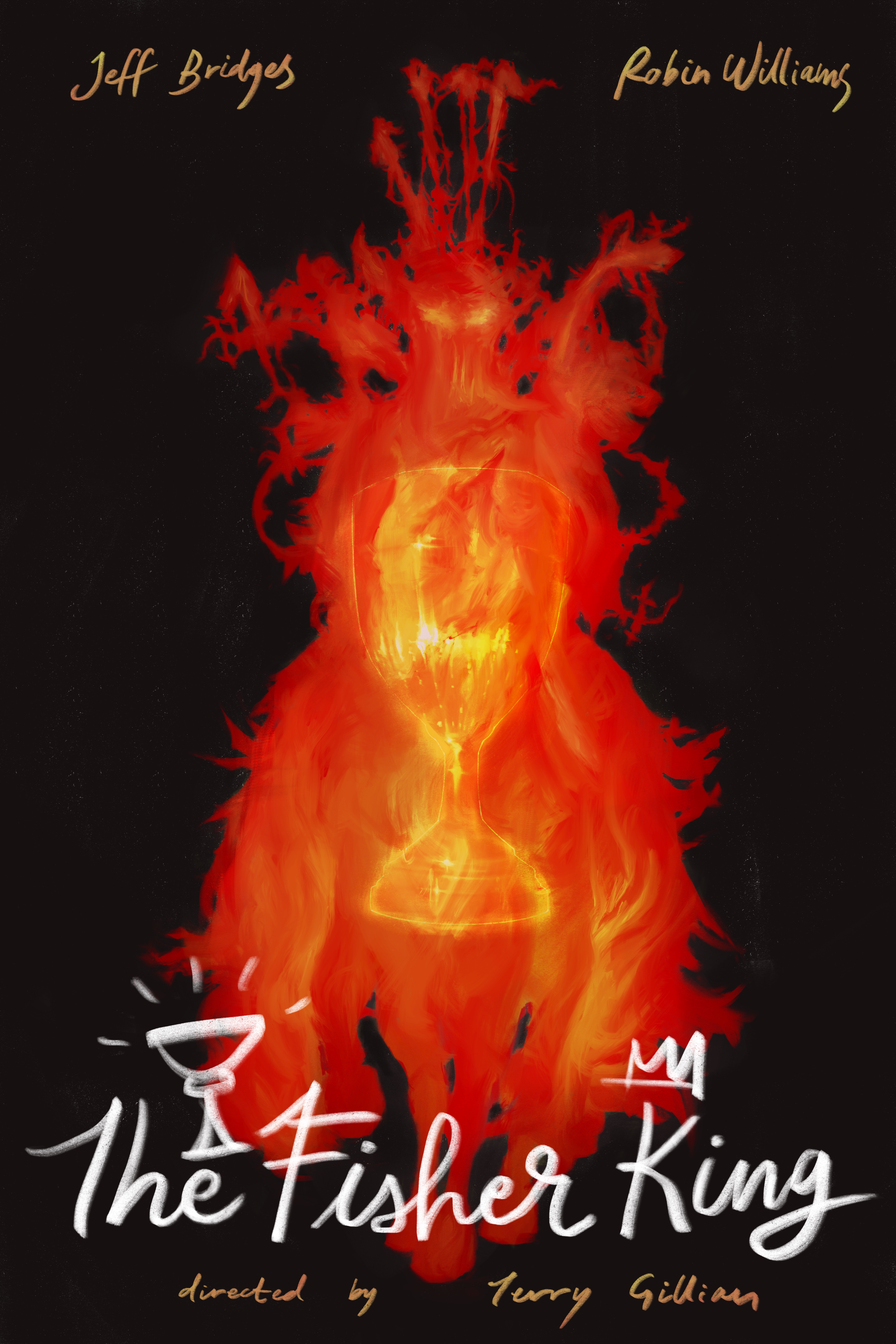 The Fisher King, illustrated movie poster