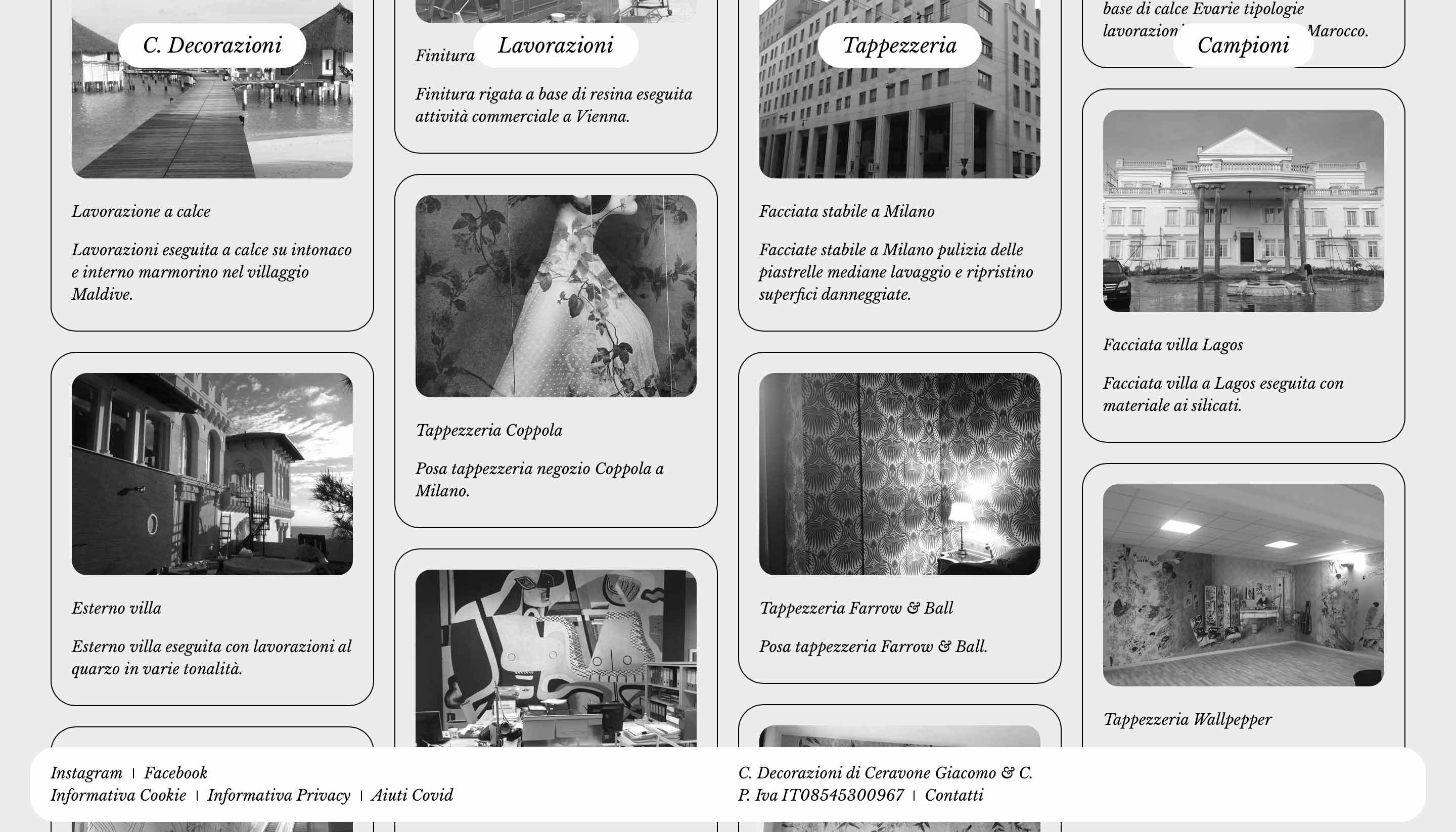 giallo studio c. decorazioni web graphic design