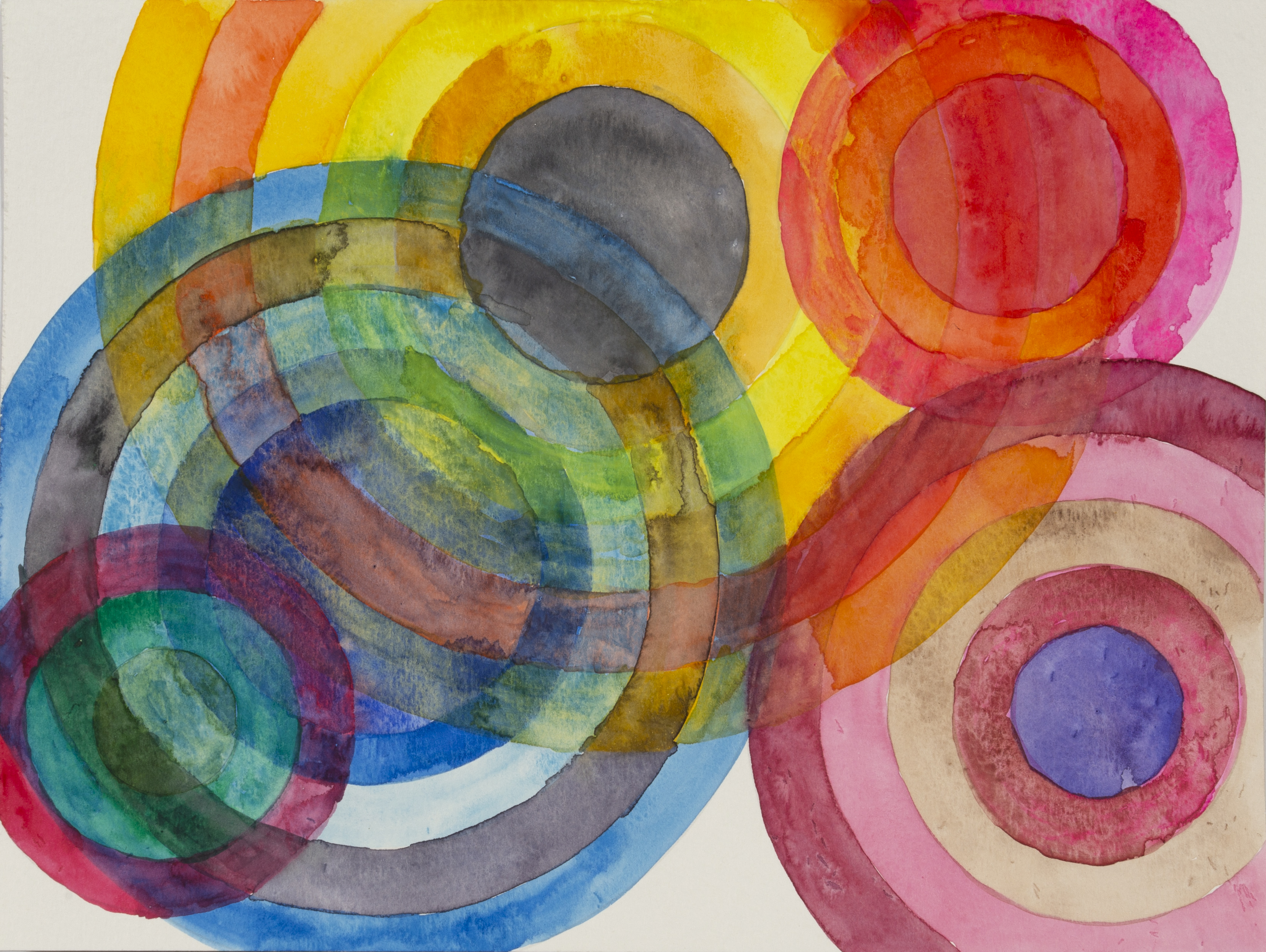 Sin título, 2020. Acuarela sobre papel, 23 x 30,5 cm.