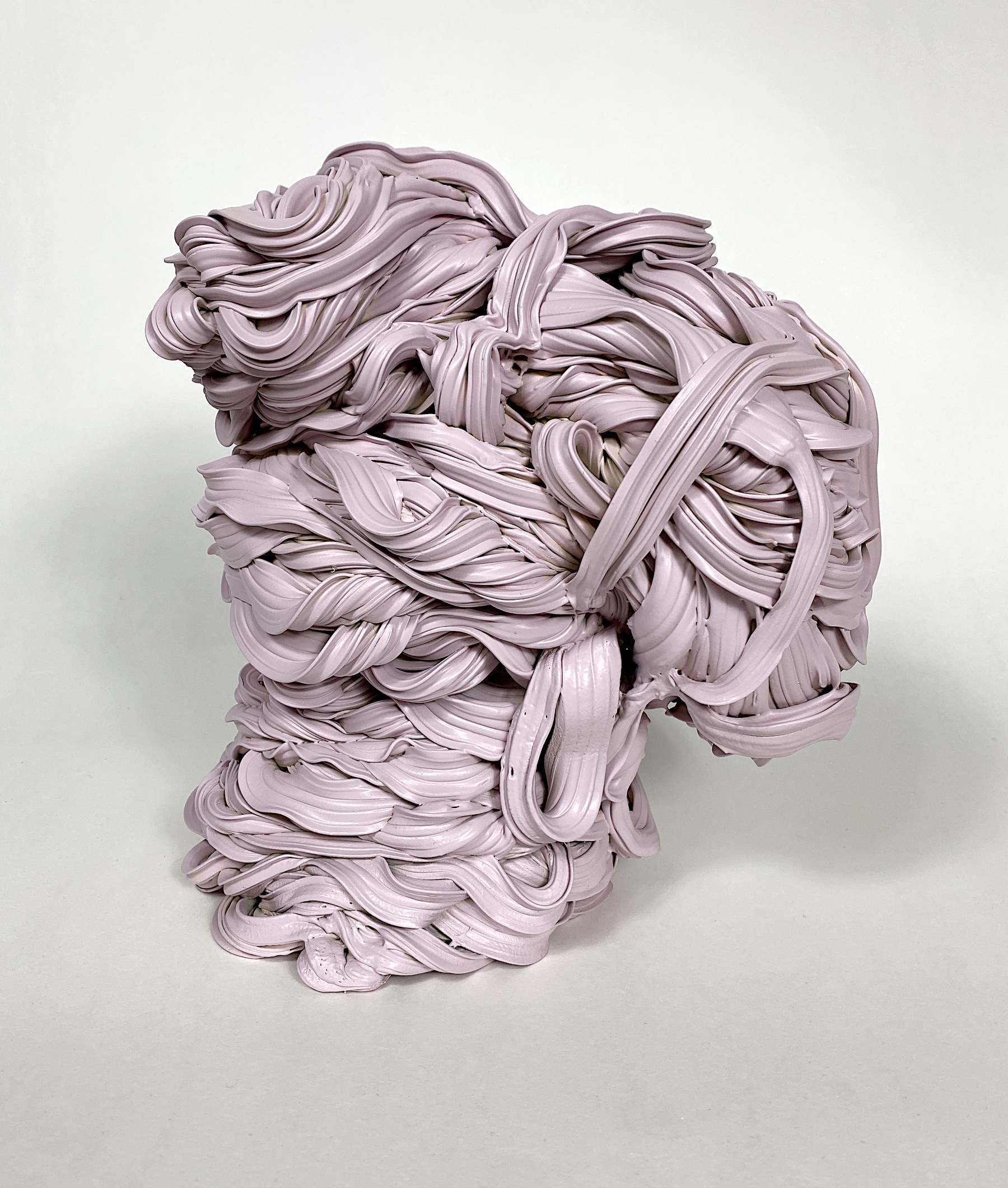 Pink sculpture by artist Lana Haga