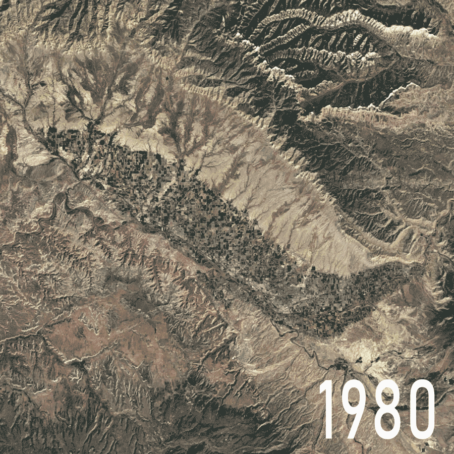 Grand Valley, Desertification
