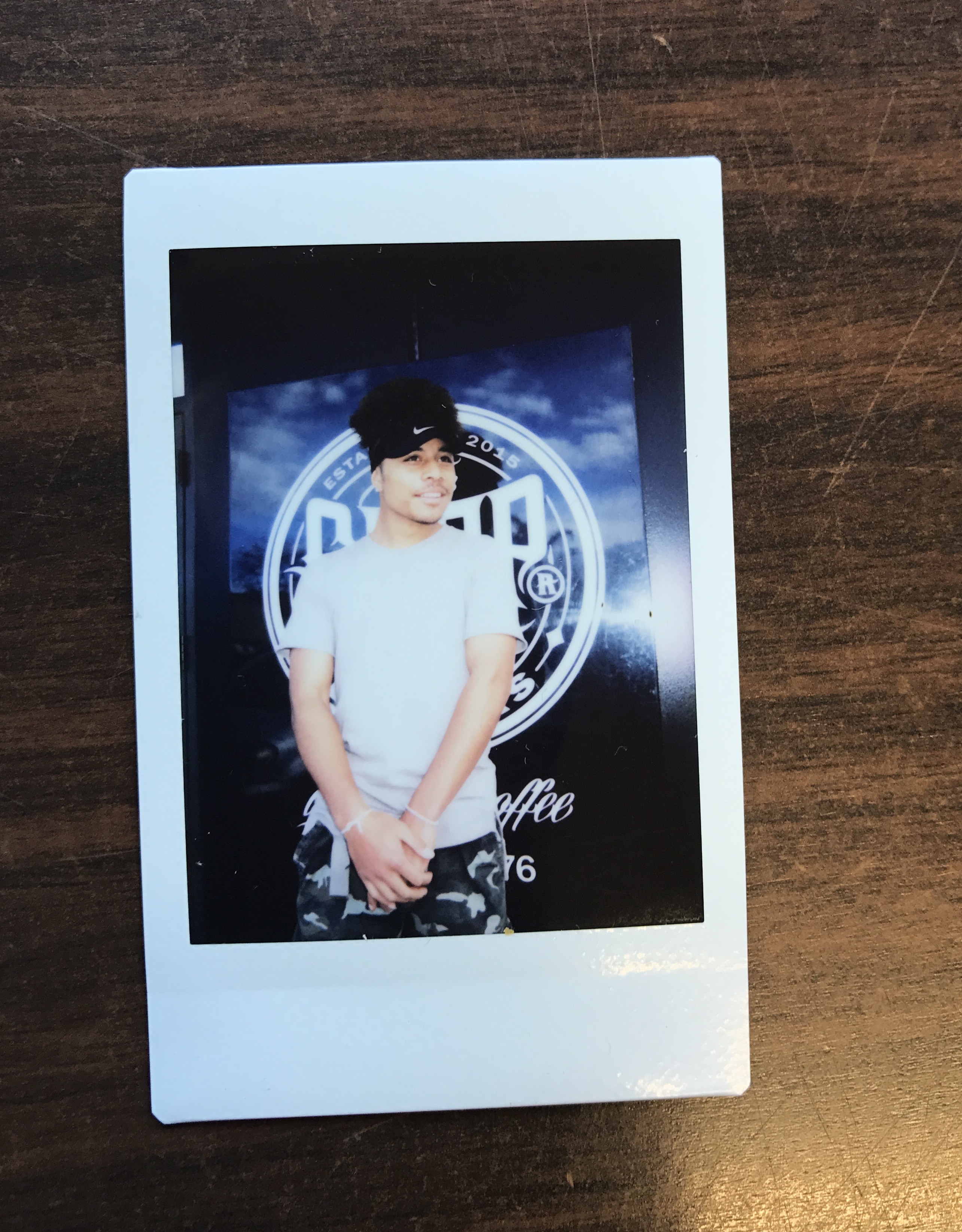 ETA Instax polaroid of John