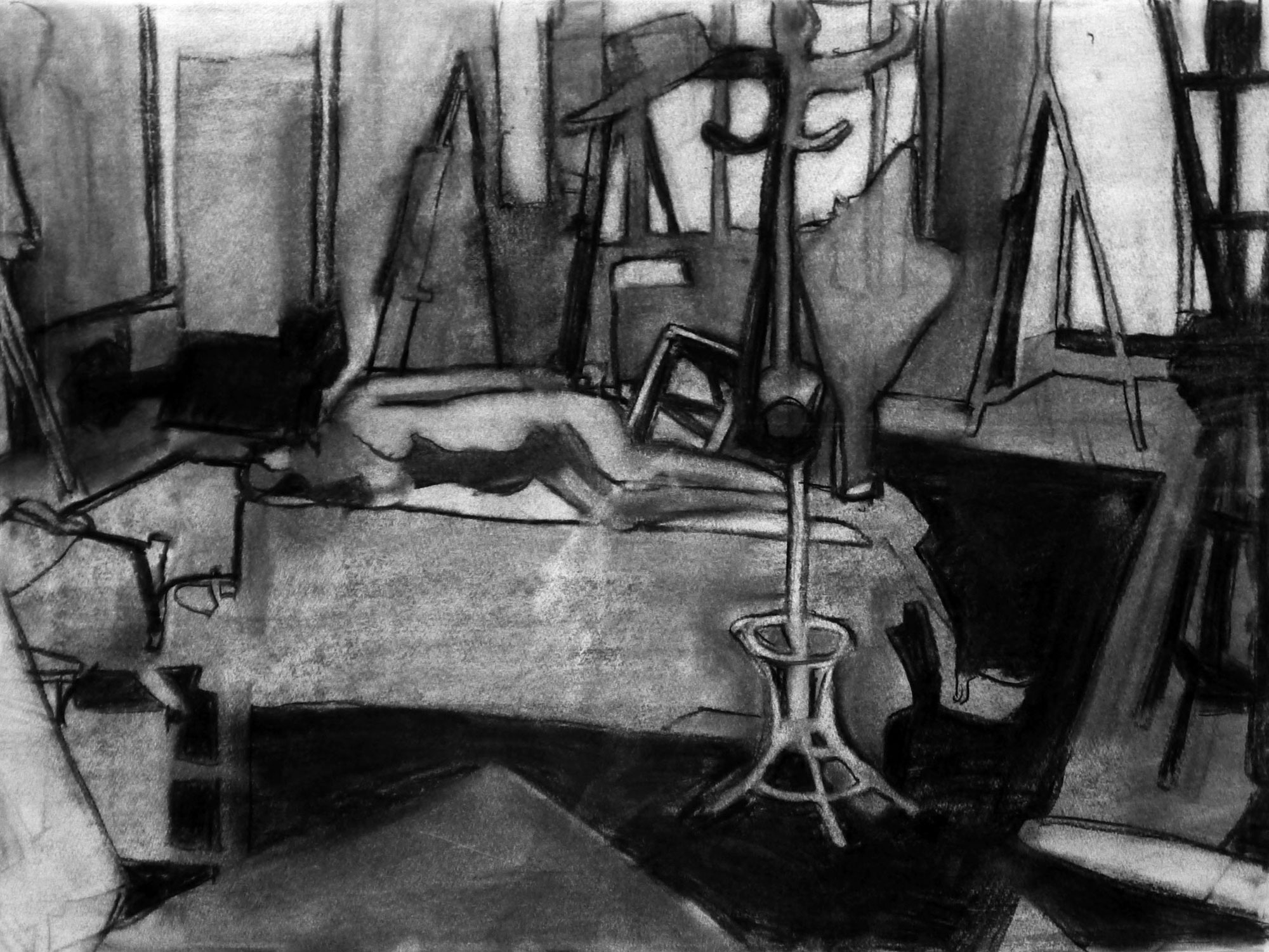 Charcoal on Paper