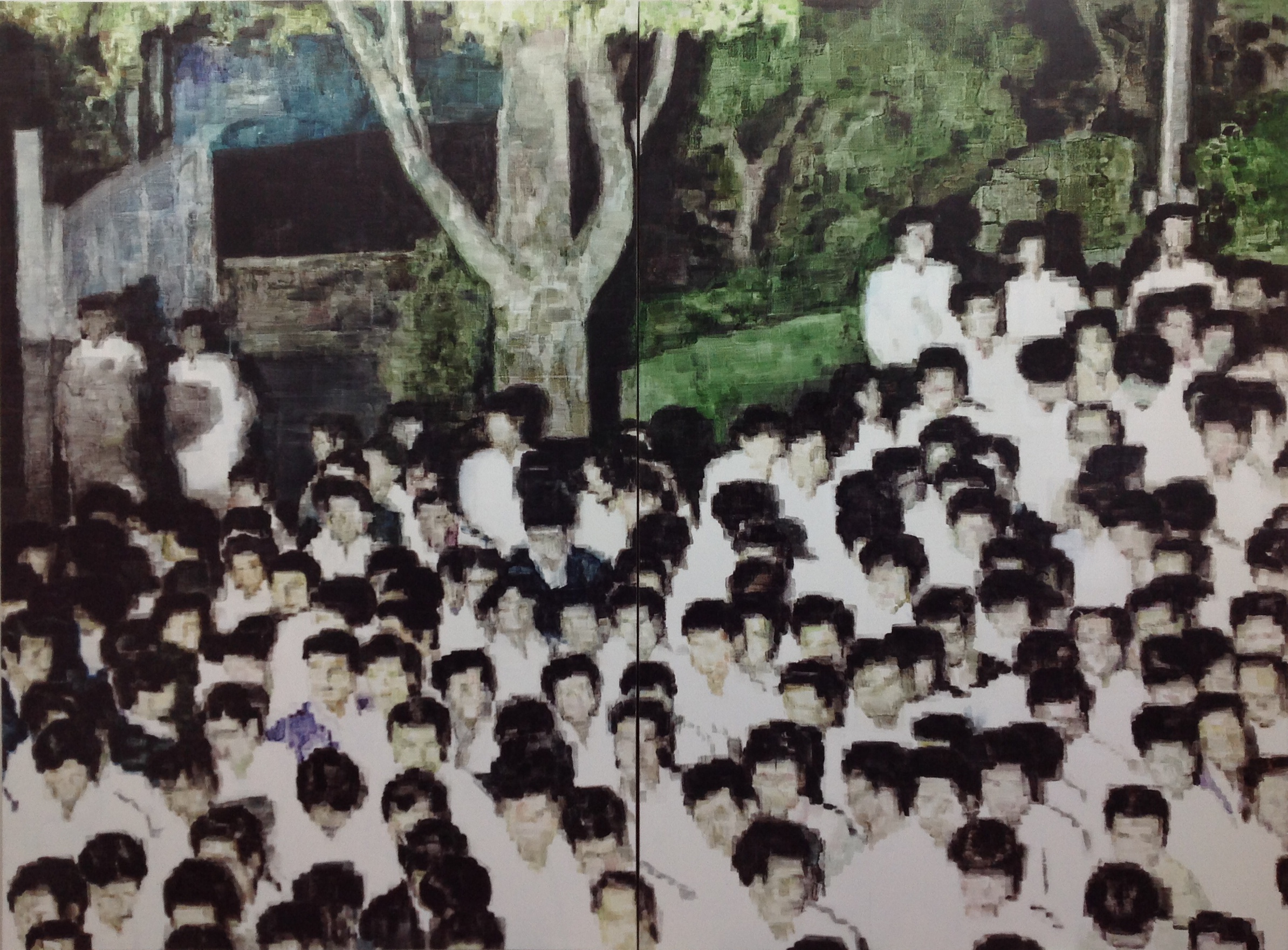 치성봉행 Great believer/2015/리넨에 유채/194x260cm