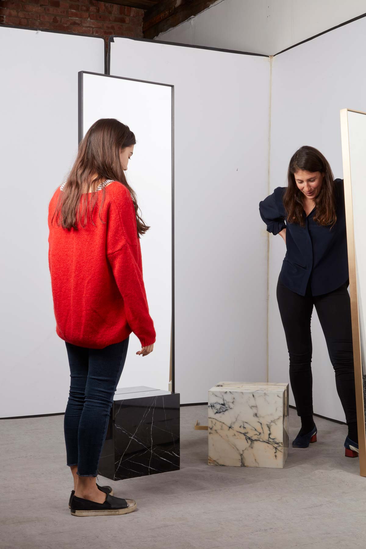 Coexist Standing Mirror