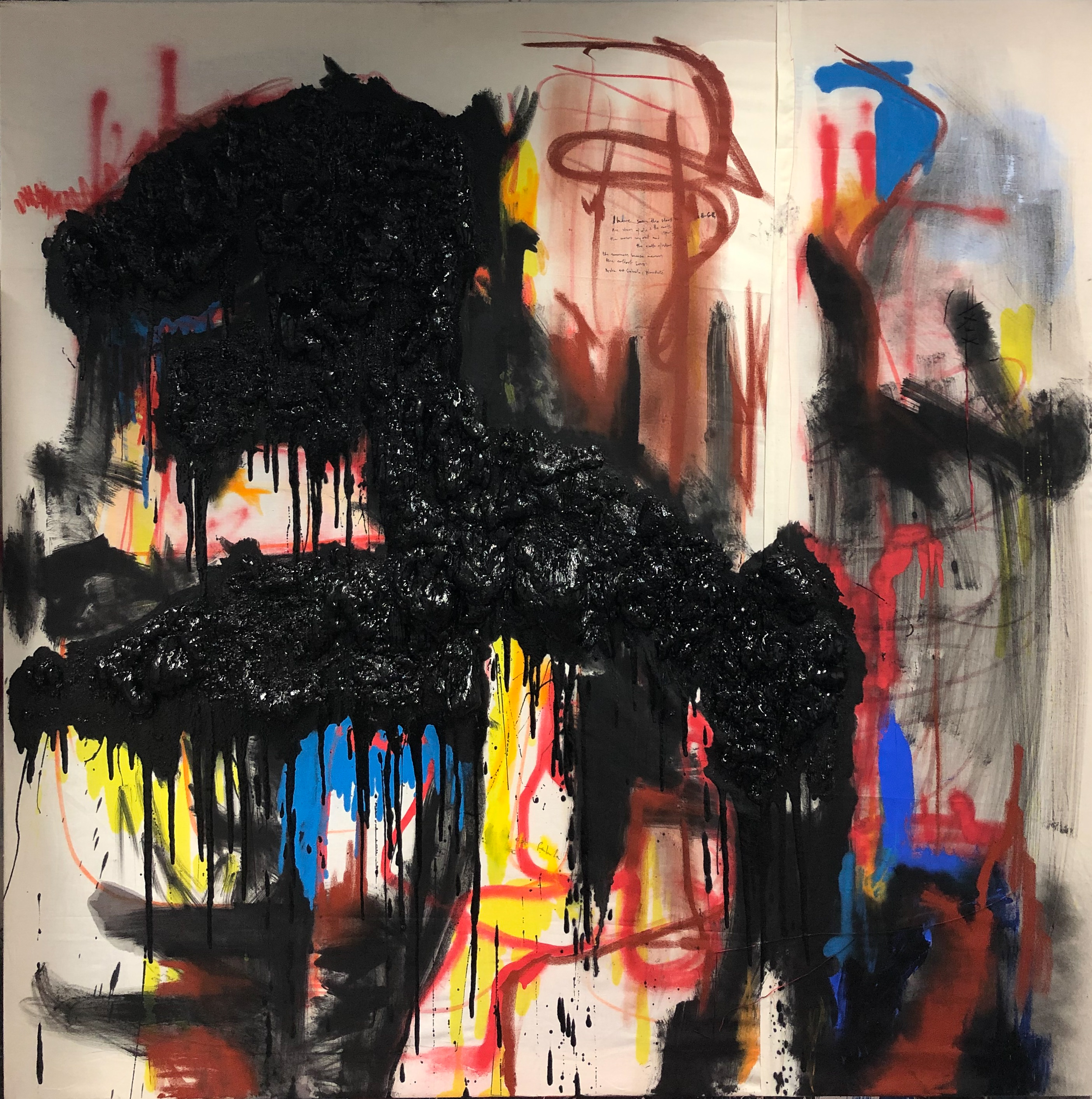 003M // Mixed Media on Canvas // 150x150cm // 2018