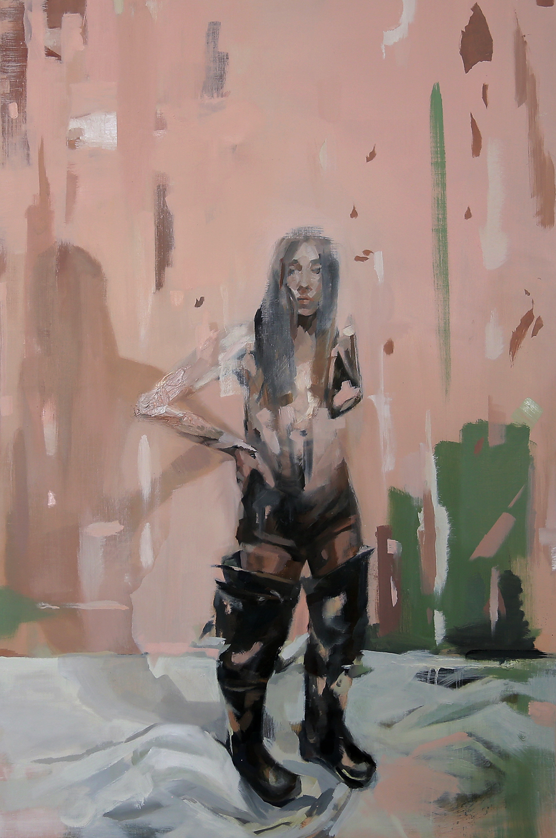 SUSPENSION, Oil on Panel, 40 x 60 in