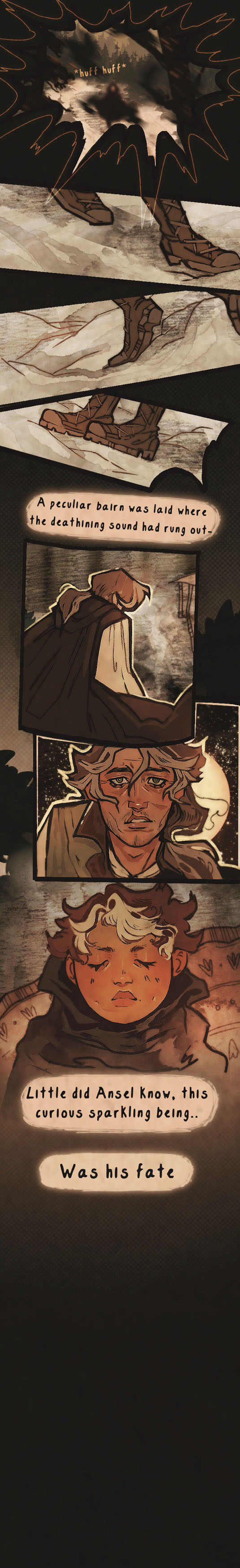 Hiraeth  Digital Illustration, 7&rdquo; x 69&rdquo; , 2022