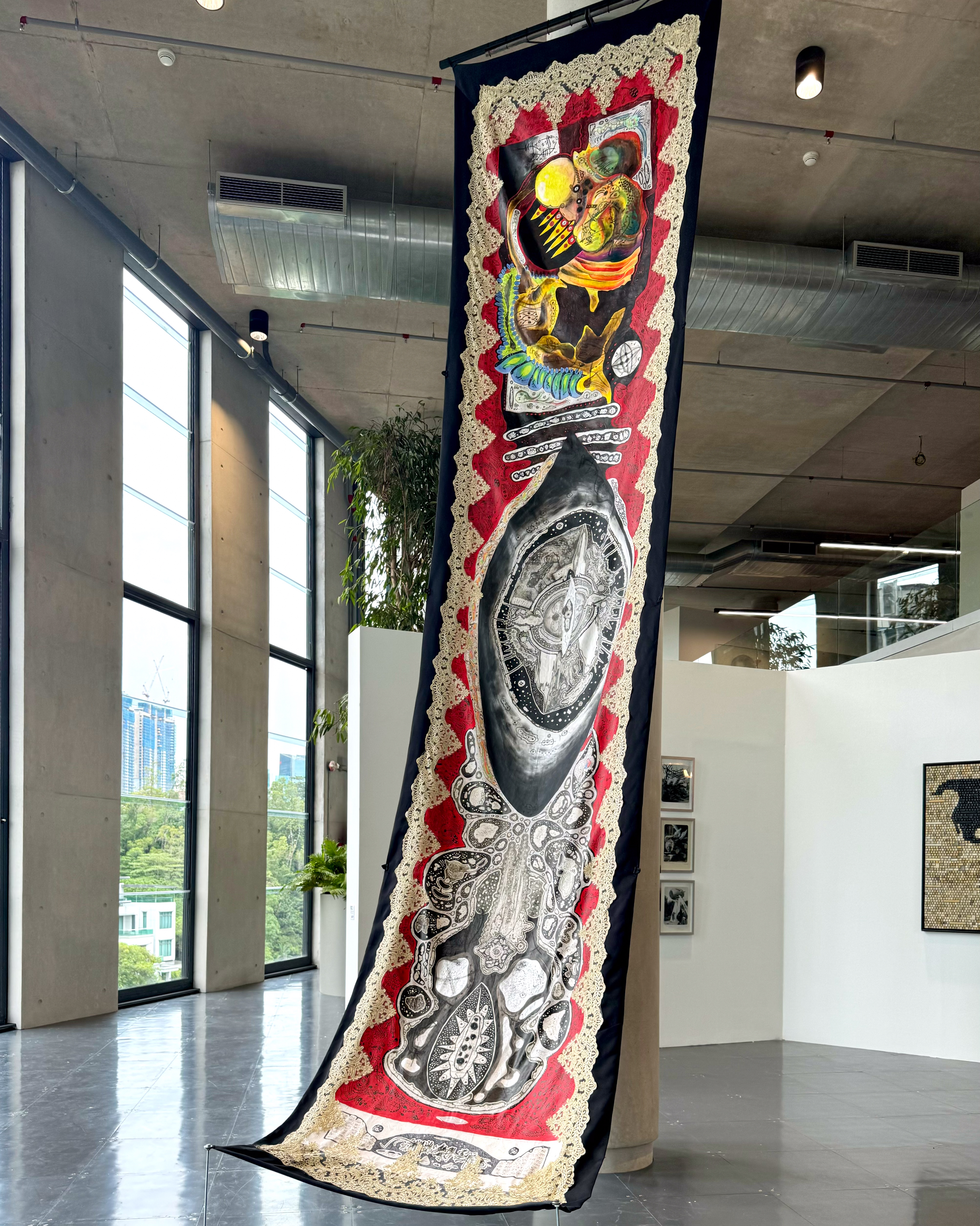 NOT JUST IN BLACK AND WHITE. Works from the Steve Wong Art Collection. GDP Campus. Malaysia.