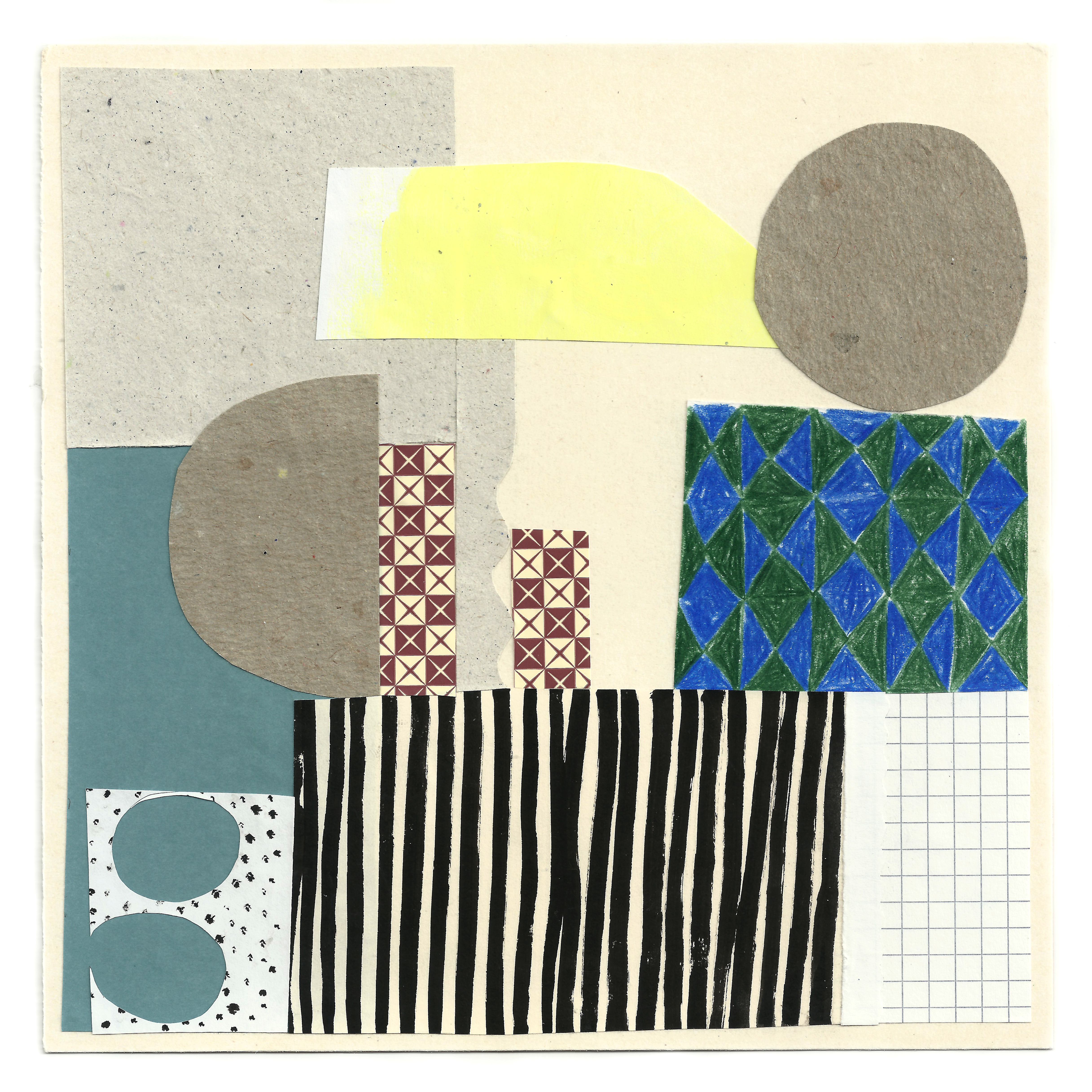 Collage, 18,5x18,5 cm, april 2022