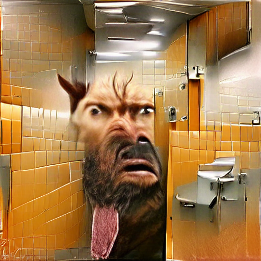 When someone is masturbating in the stall next to yours, and you can hear every moan, groan and sigh through the thin walls.