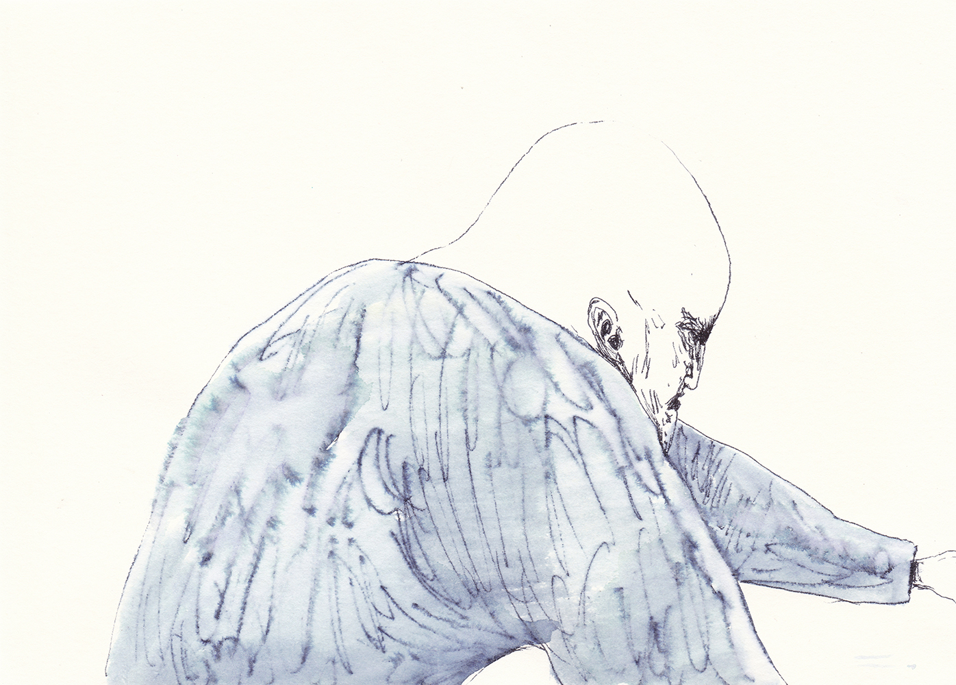 Take me home, 2018, pen on paper, 14.8*21(cm)