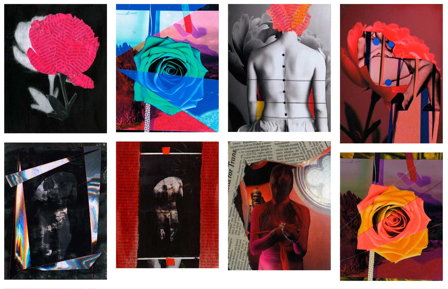 New collage works