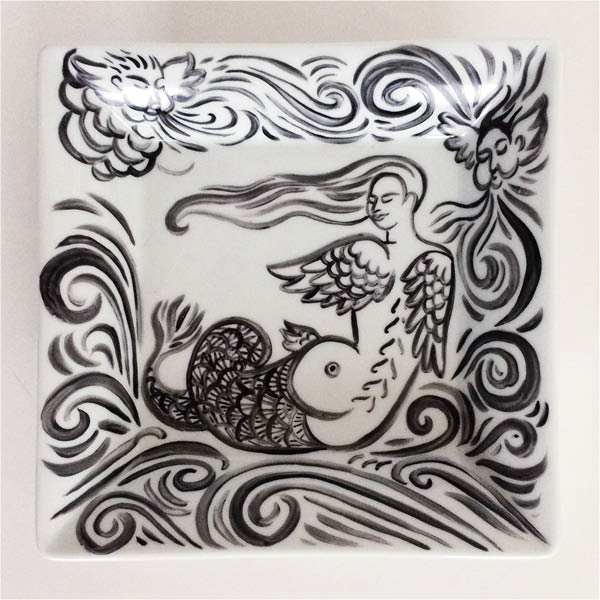MERMAID Hand painted