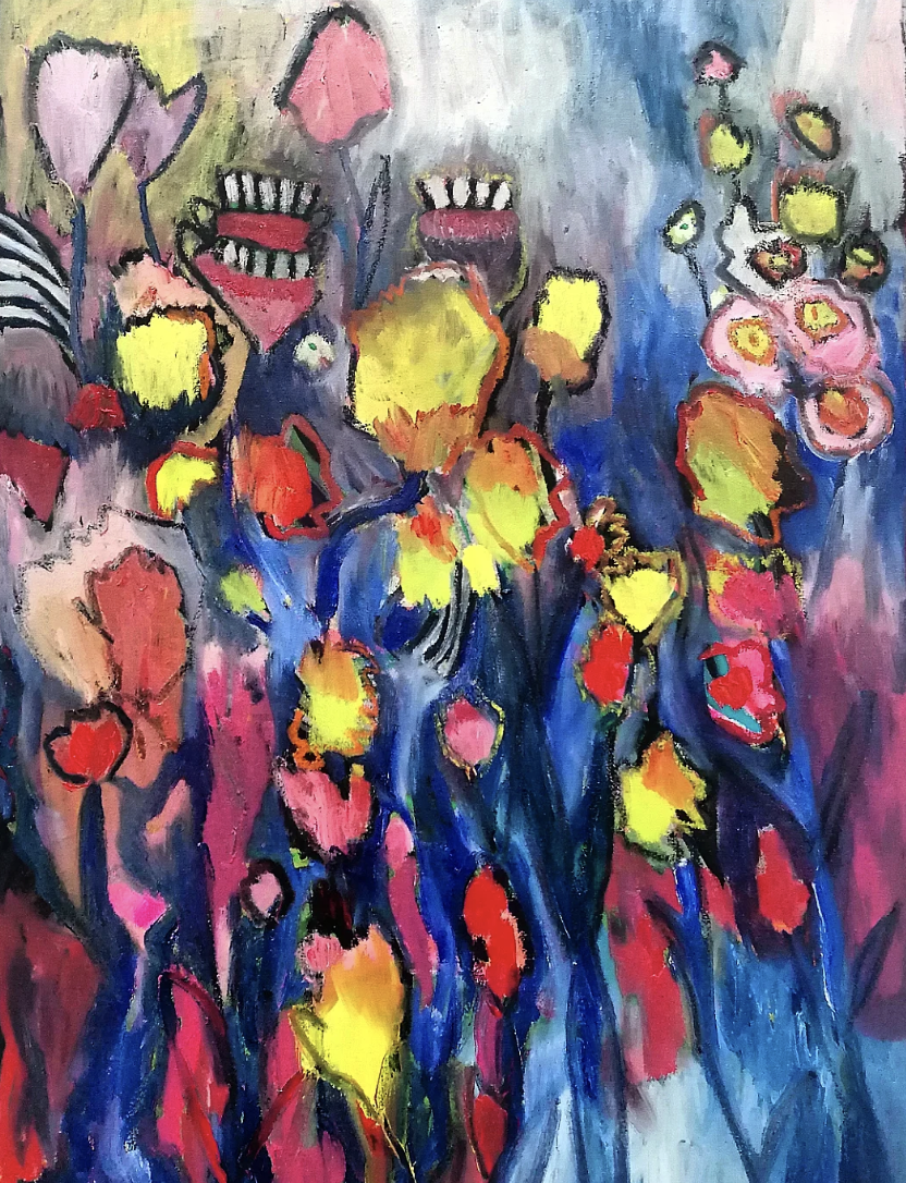 Fleischfresser Pflanzen III &mdash; Oil on Canvas