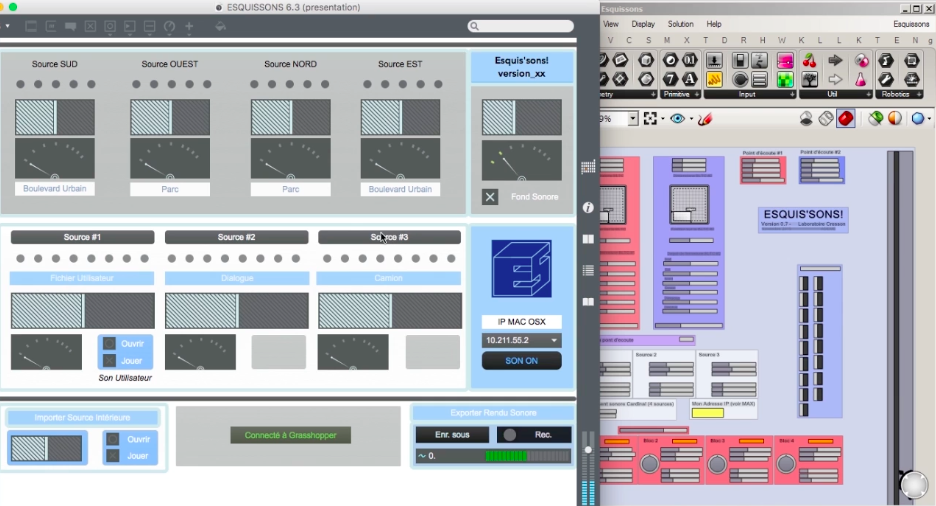 Outil d'aide à la conception d'environnements sonores - Esquis'sons ︎︎︎ 