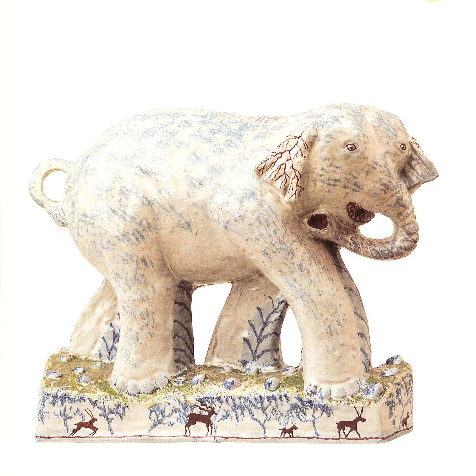 Young African Elephant, c1996Glazed ceramic stonewareHeight 32cm