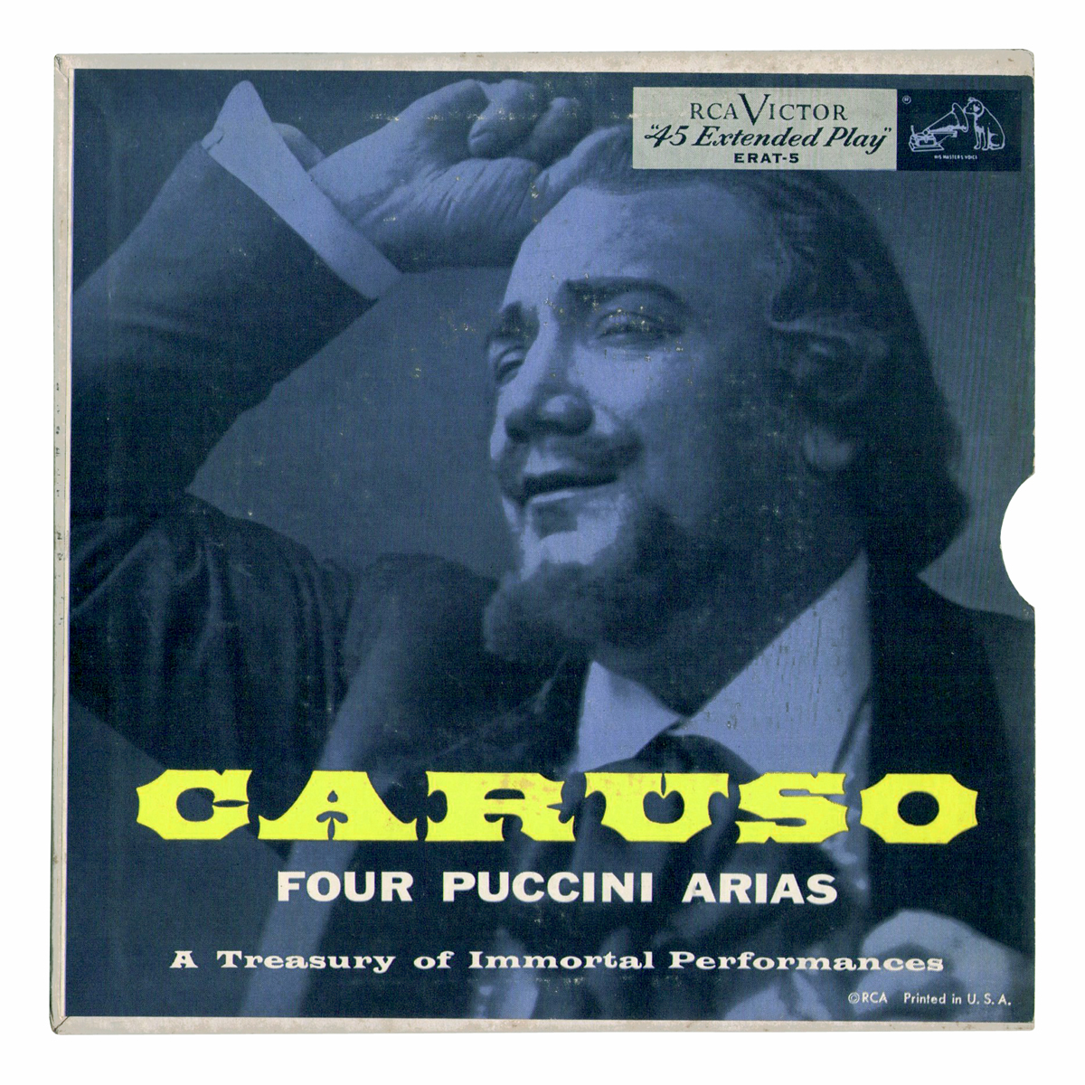 RCA Victor ERAT 5 Giacomo Puccini - Excerpts from: Tosca, La bohème, Manon Lescaut Enrico Caruso Design: Uncredited